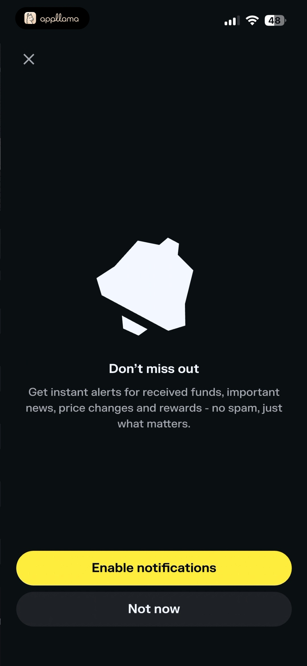 Notification Opt-In