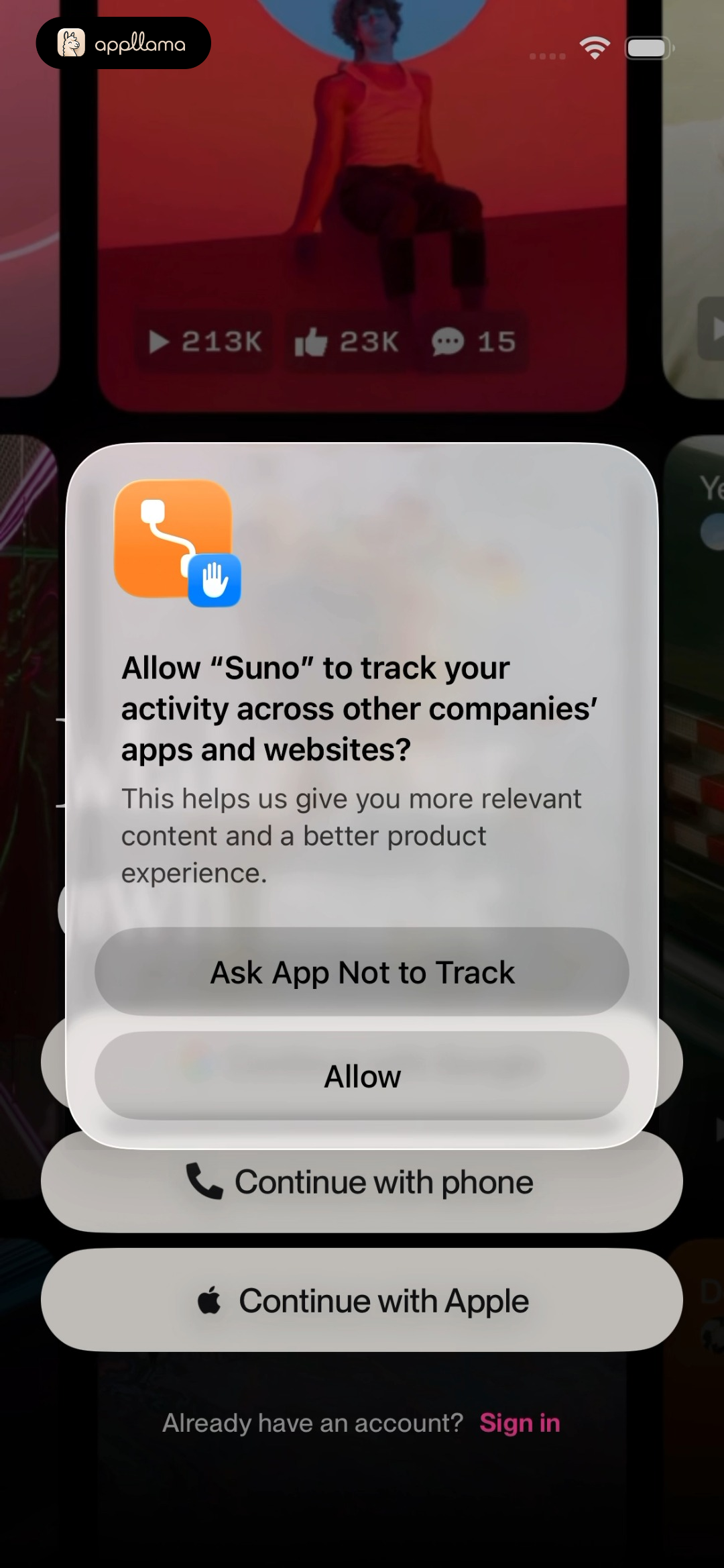 App Tracking Permission