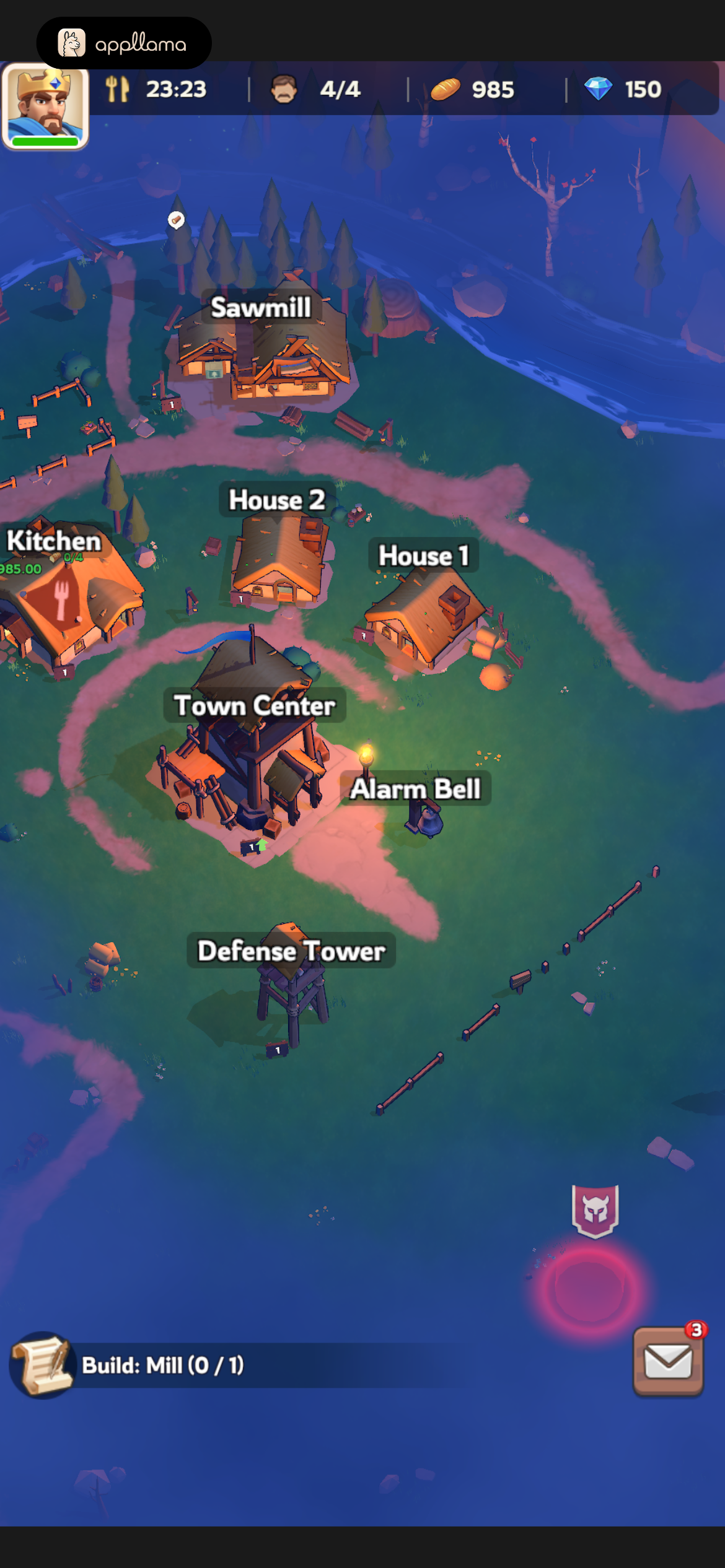 Village Building Map