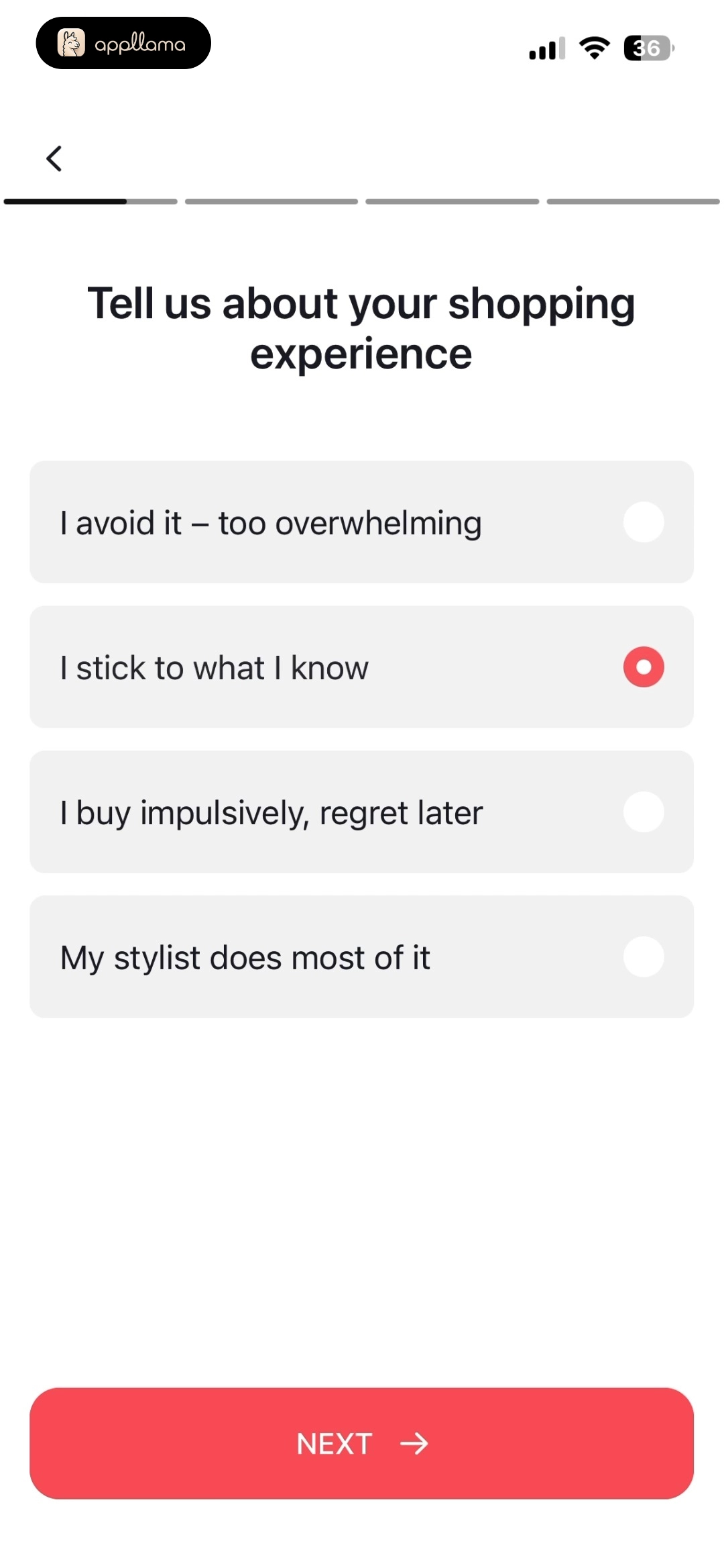 Shopping Experience