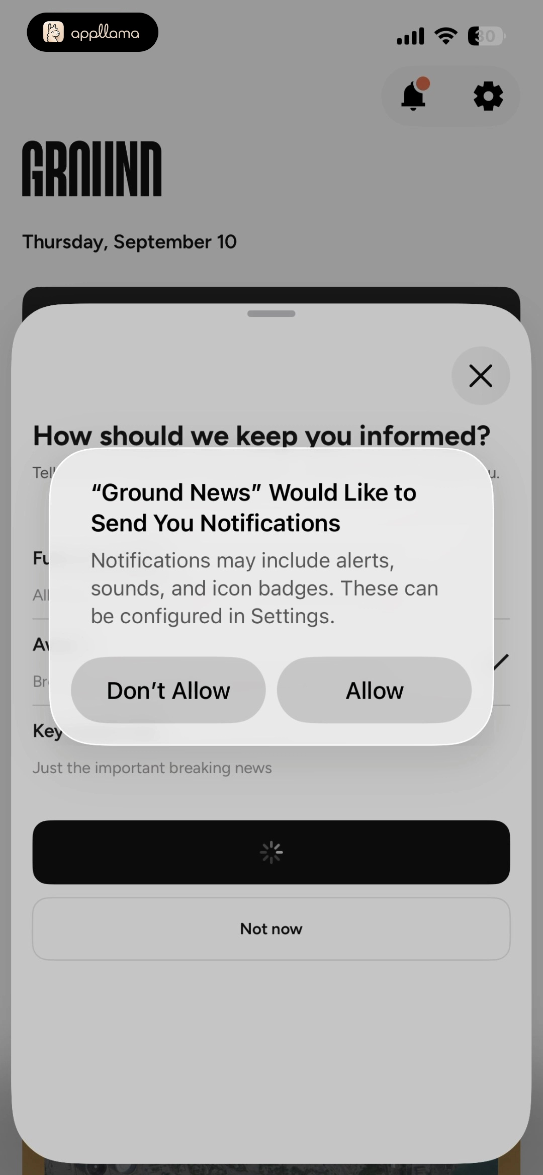 Notification Permission