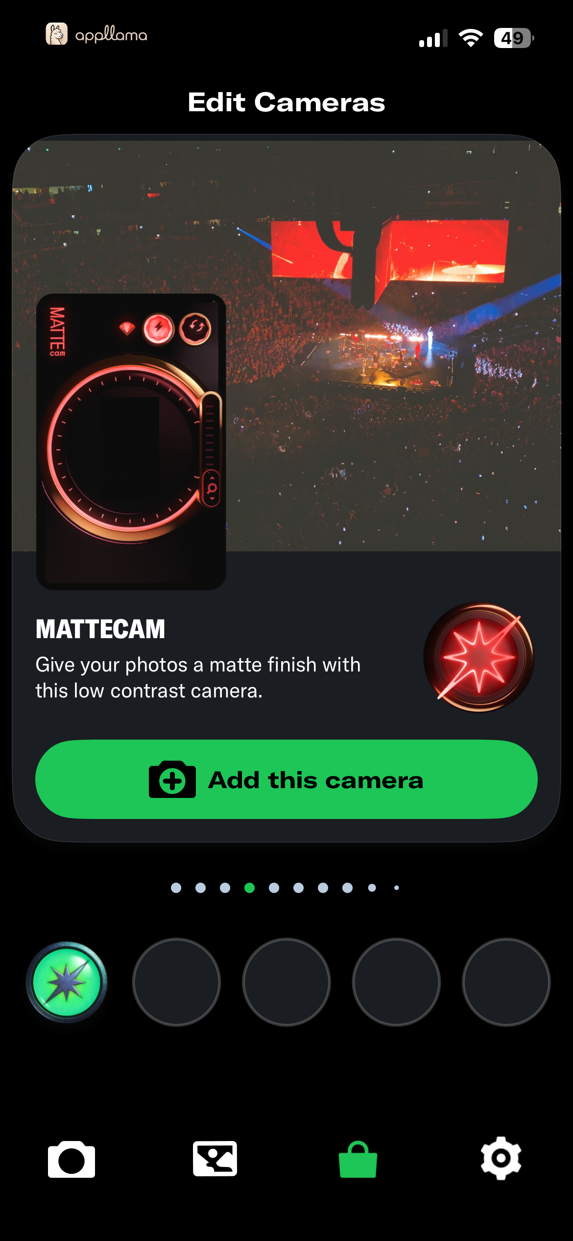 Edit Cameras - Add
