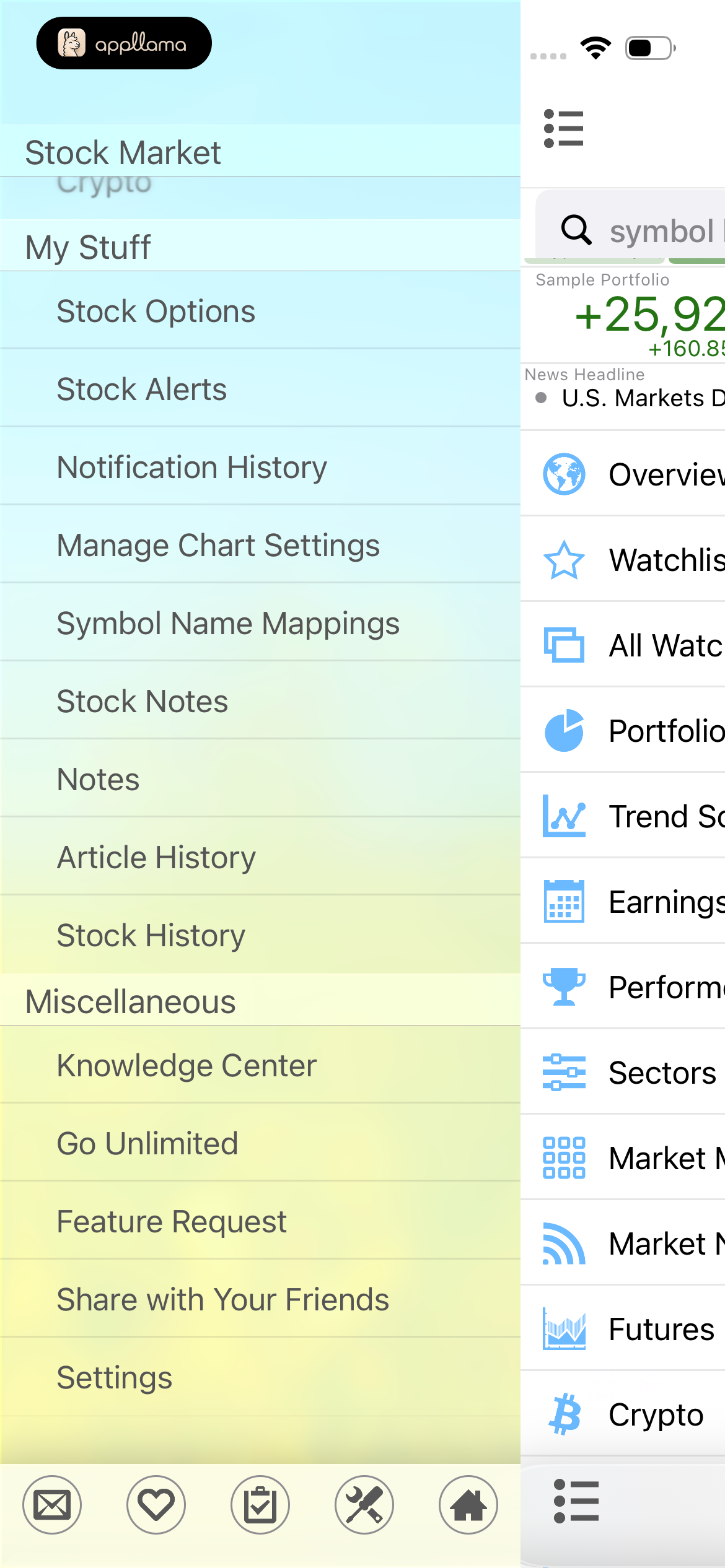 Navigation Drawer Tools