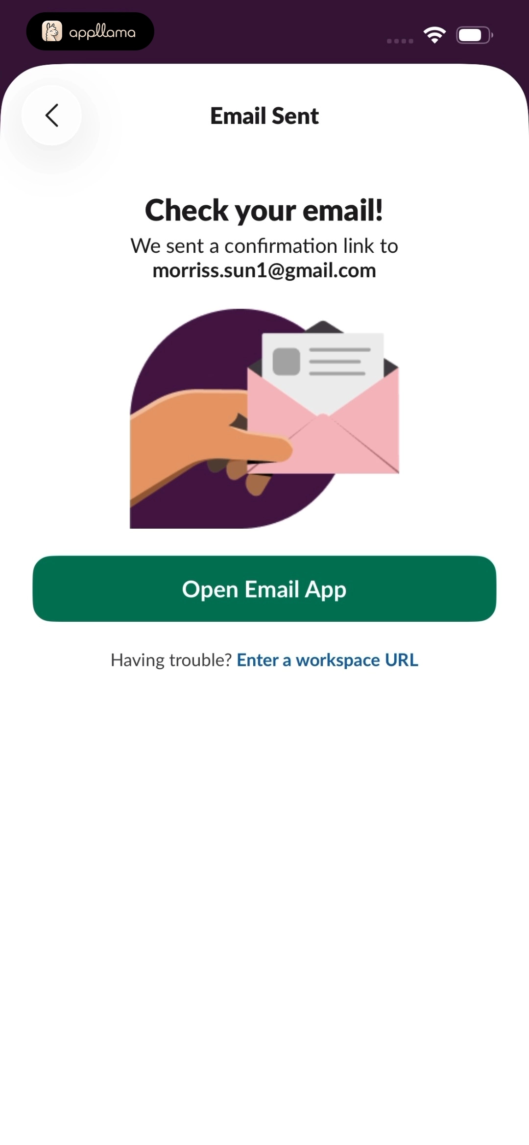 Email Sent