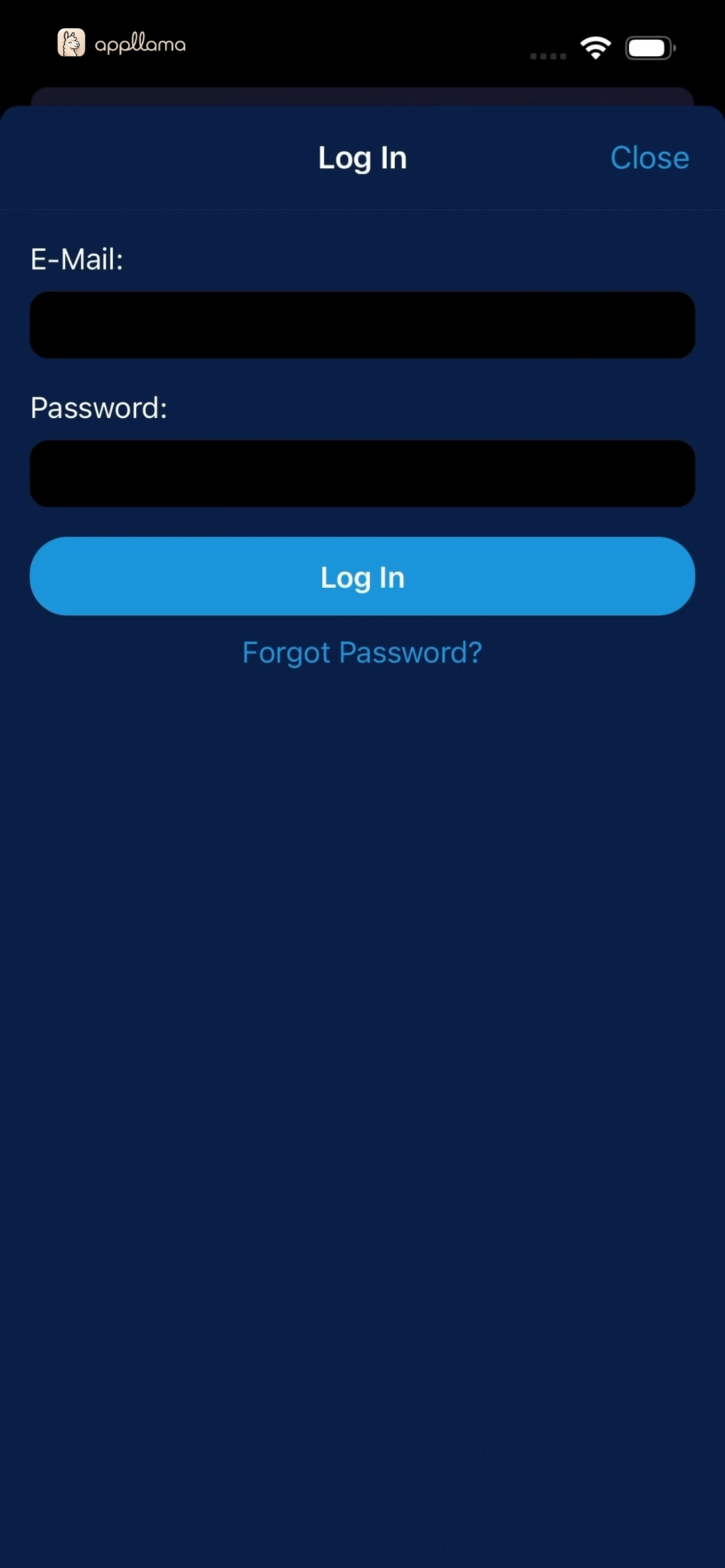 Log In