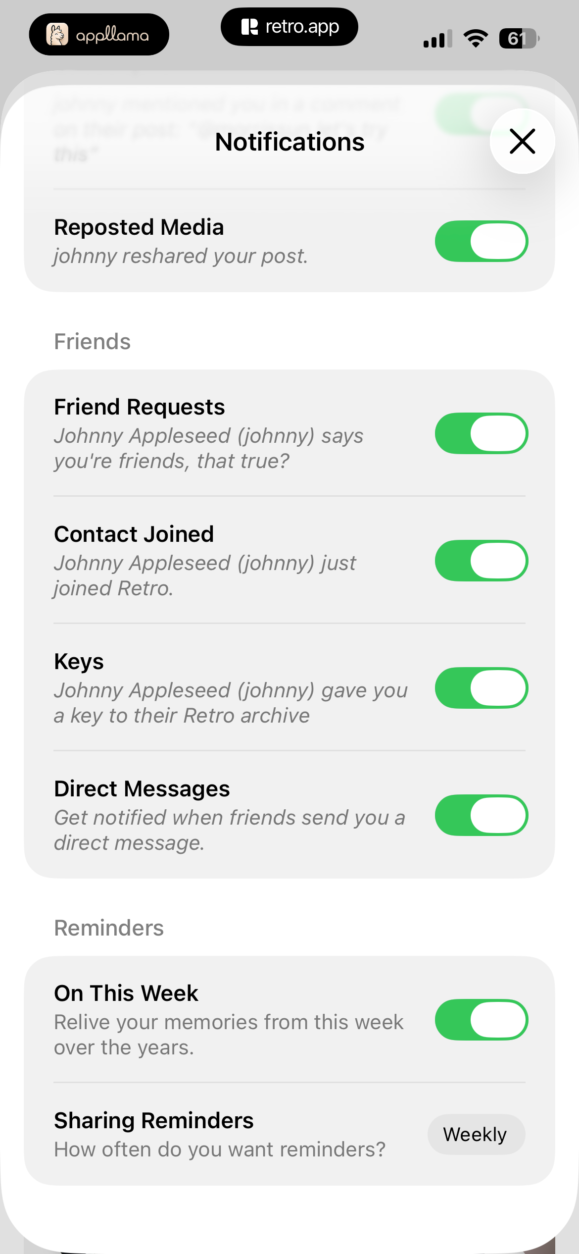 Notifications