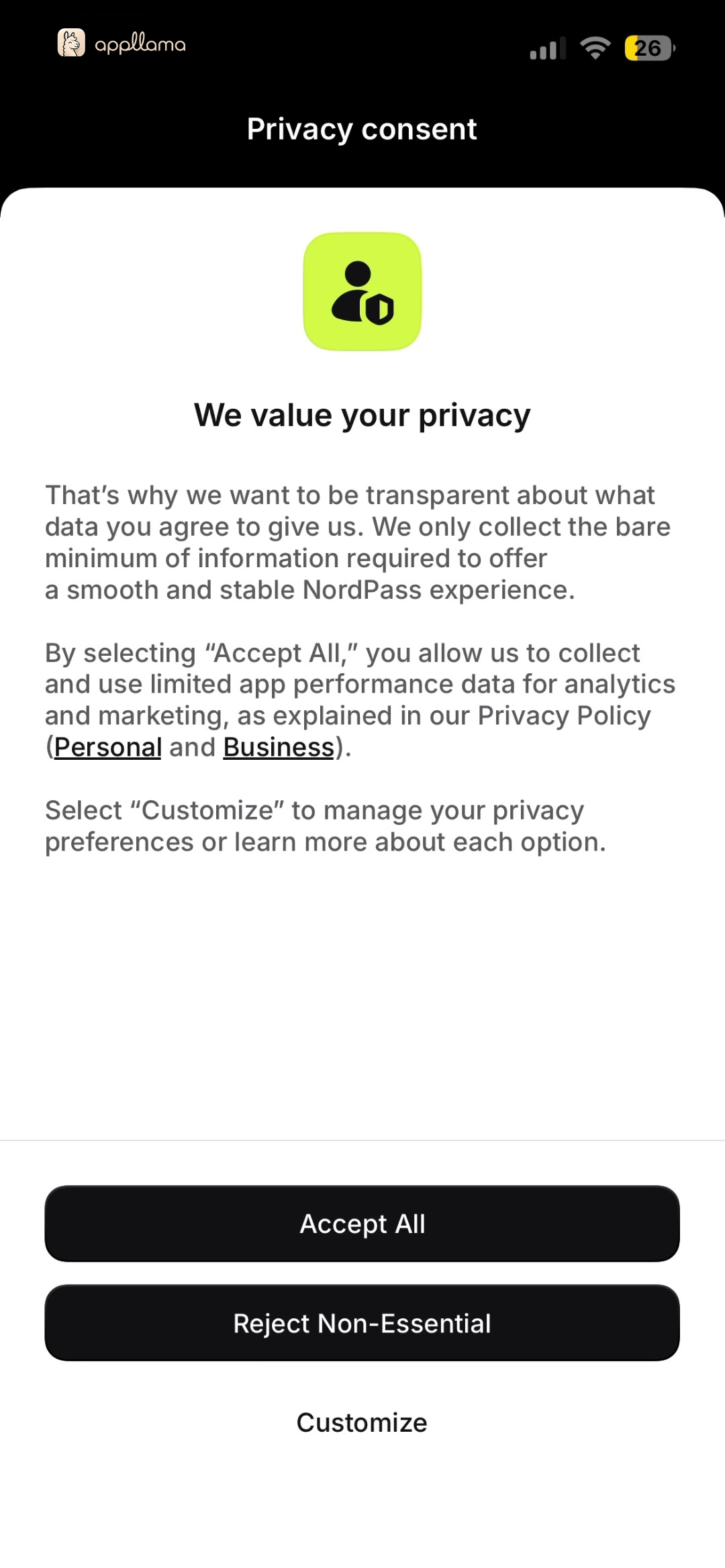 Privacy Consent