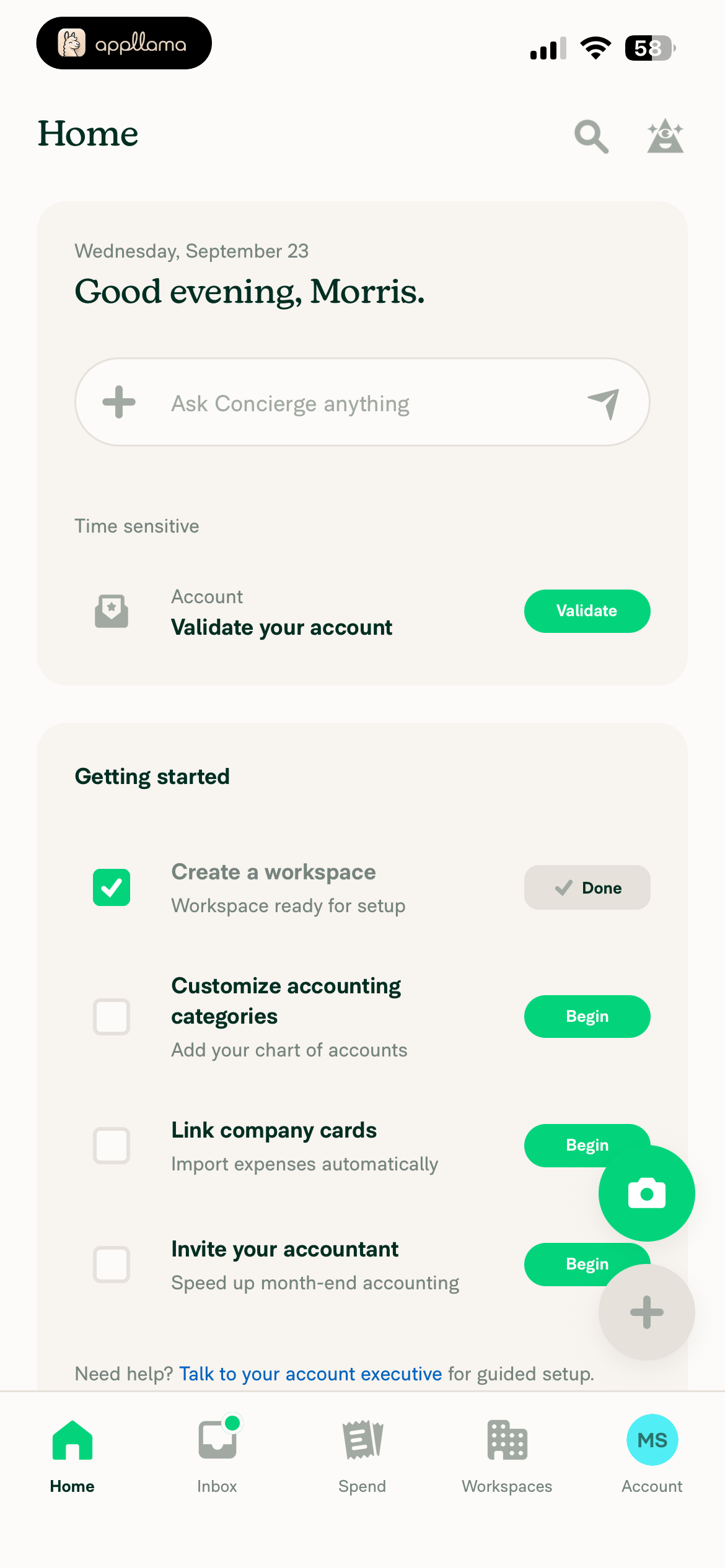 Home Dashboard
