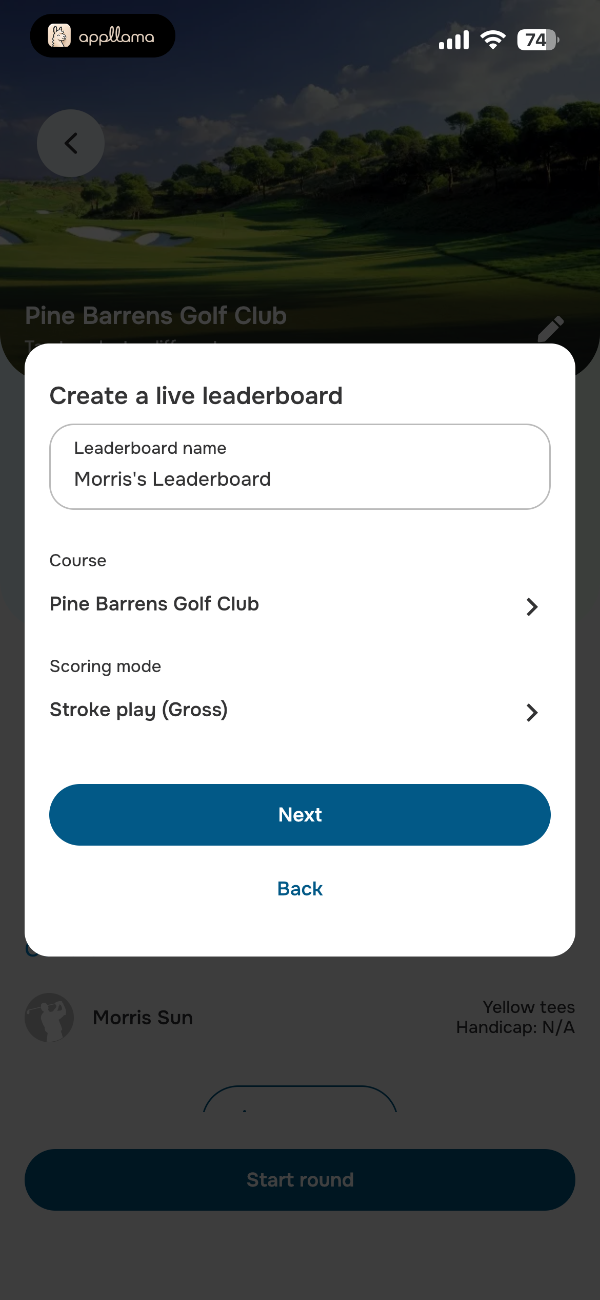 Create Leaderboard