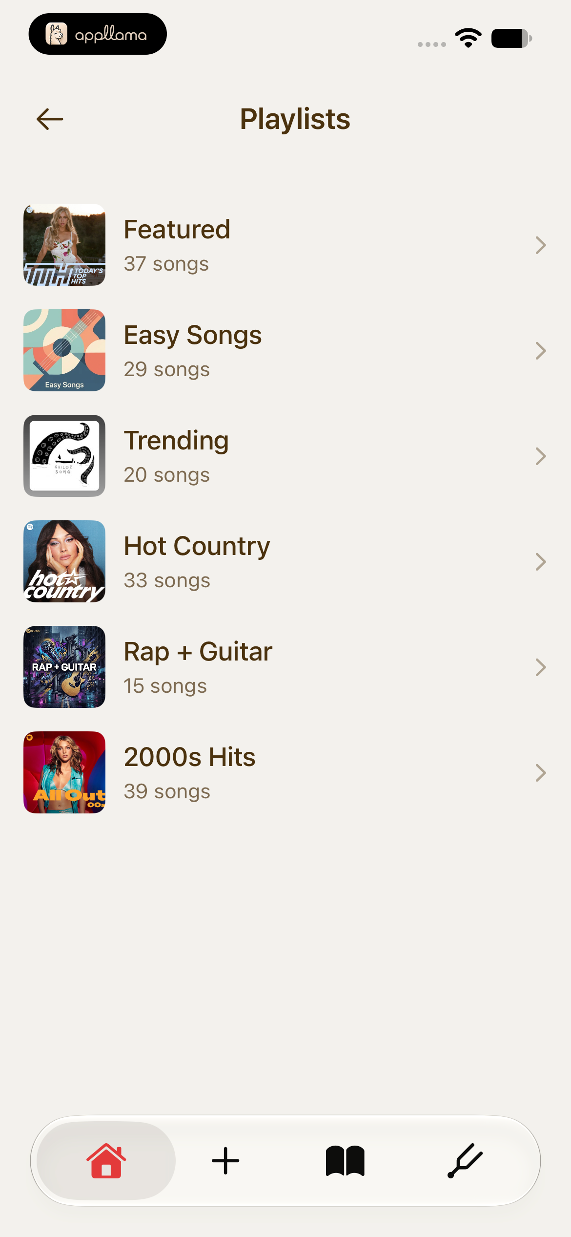 Playlists Library