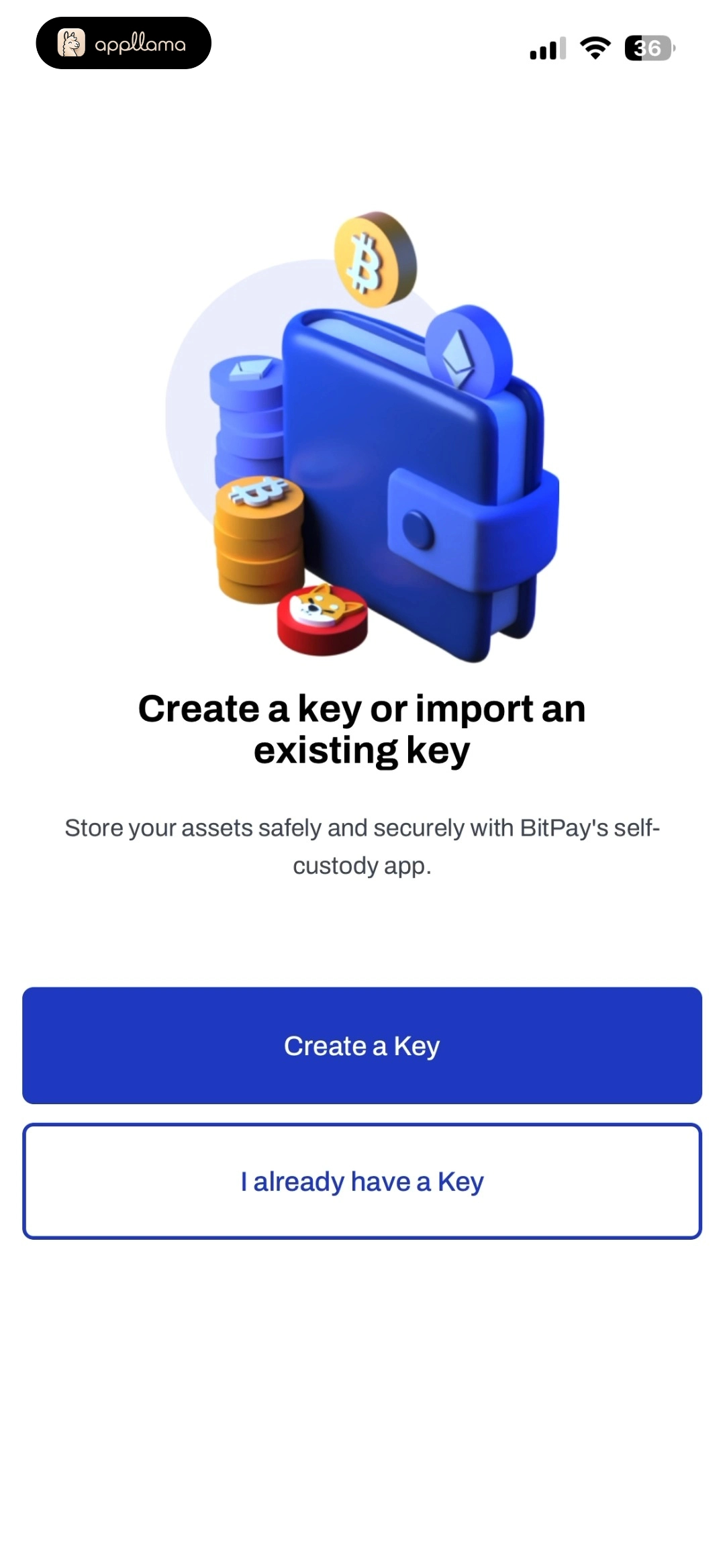 Create or Import Key