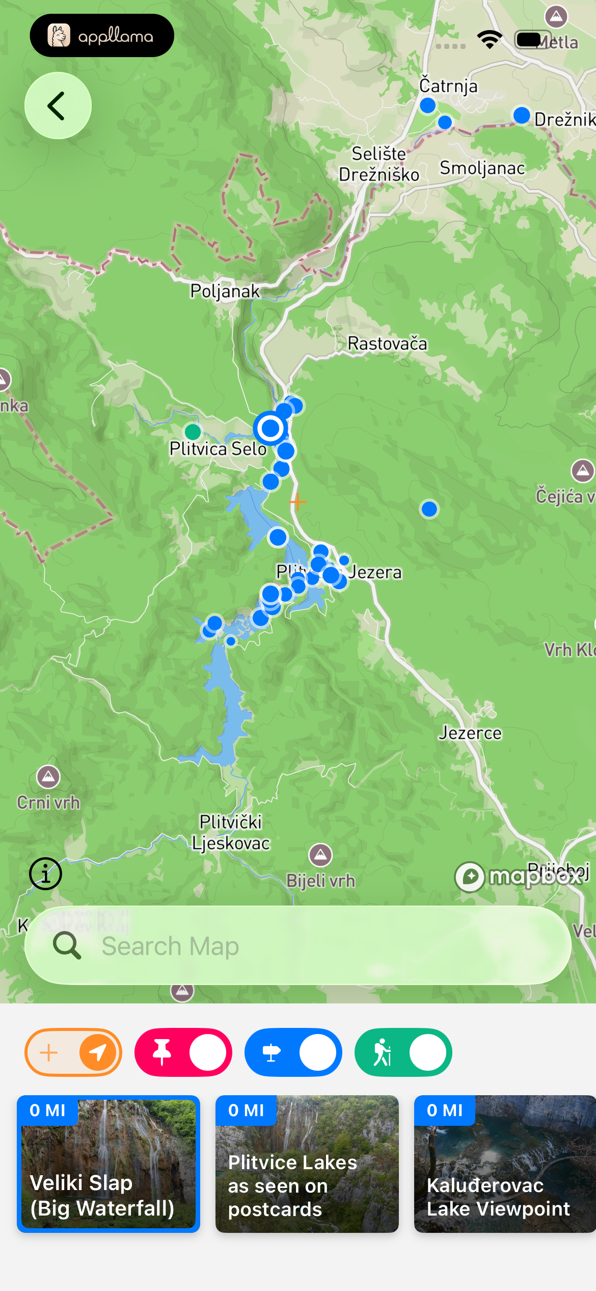 Trail Route Map