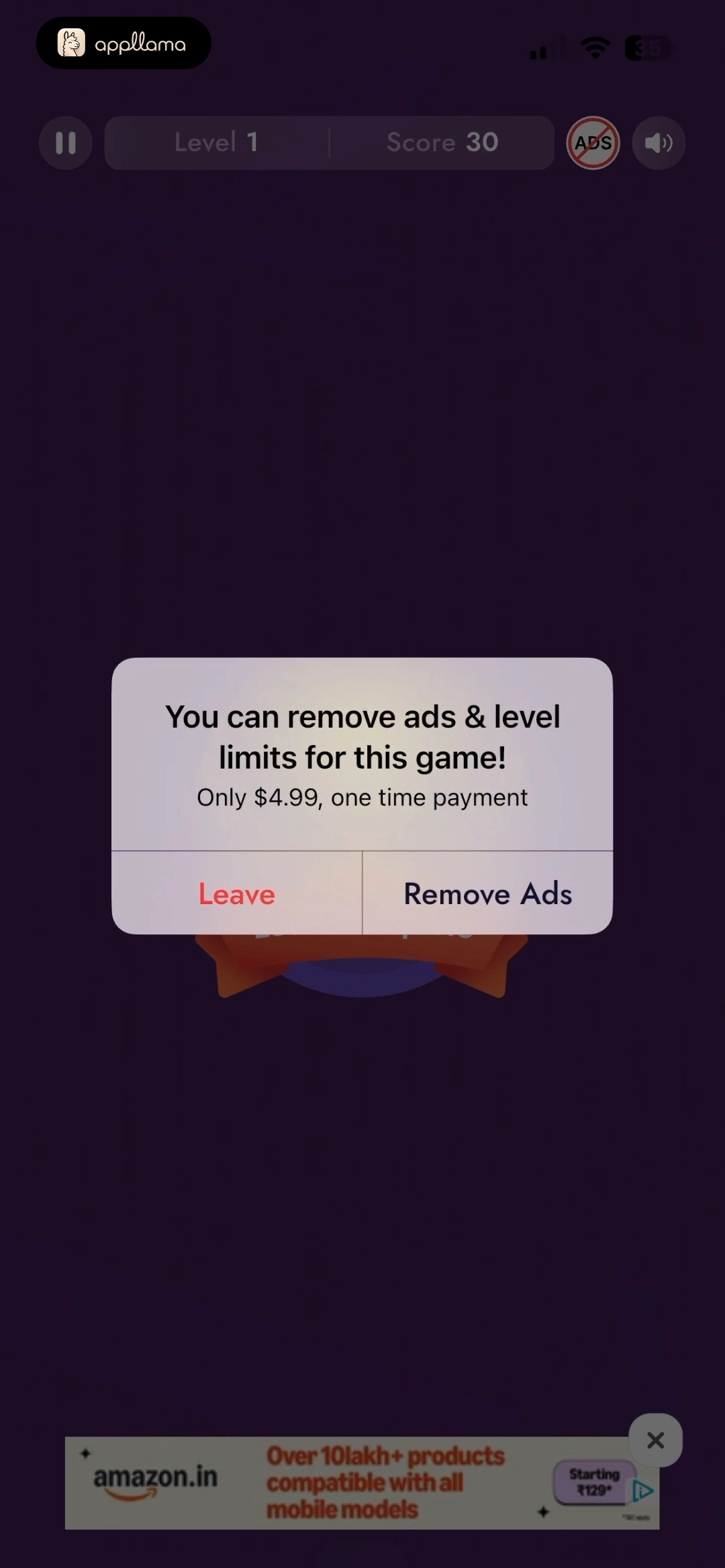 Remove Ads Prompt