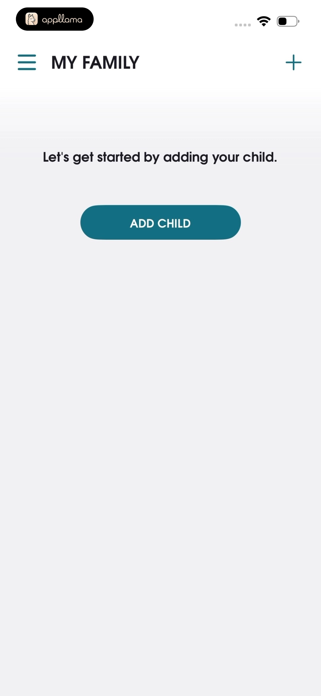 Add Child Setup