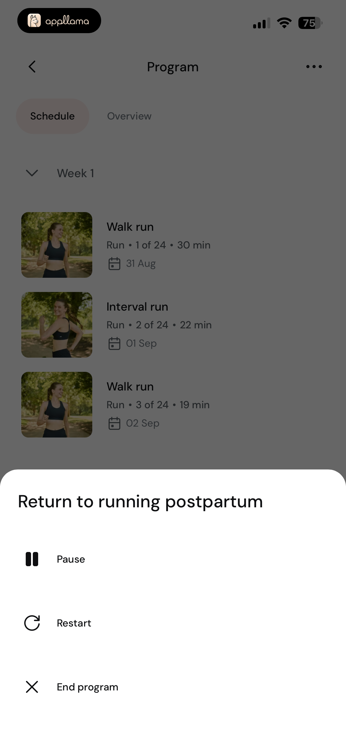 Week Options