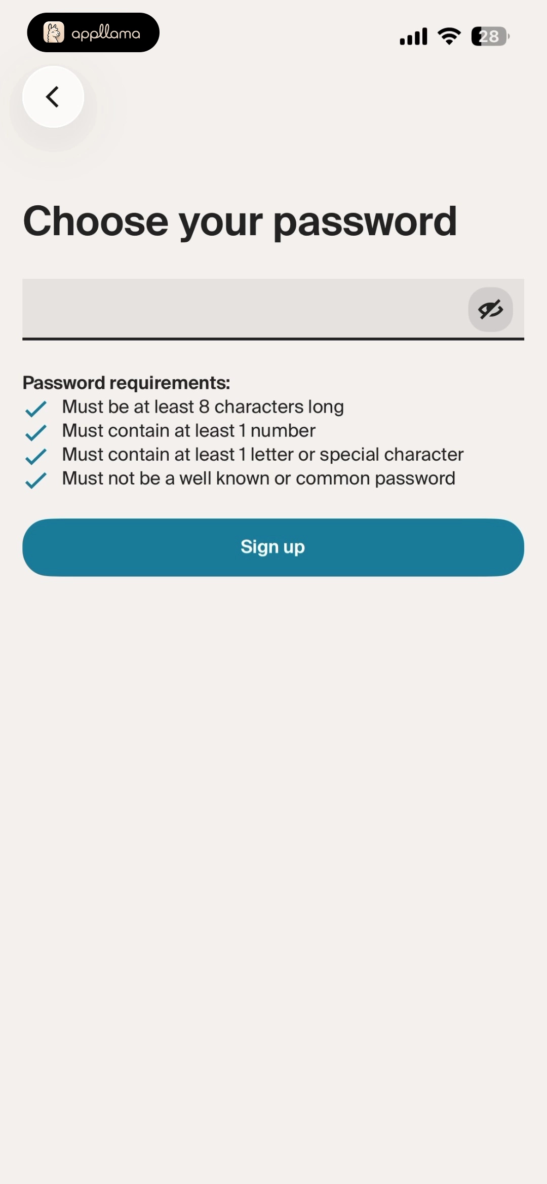 Password Creation