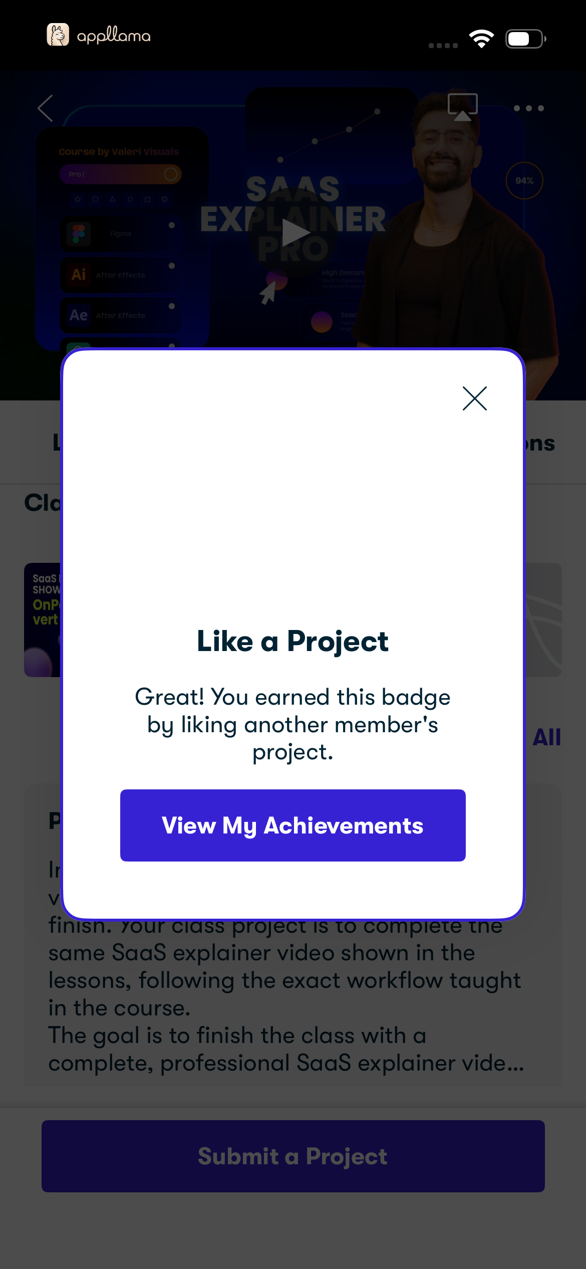 Like Project Confirmation