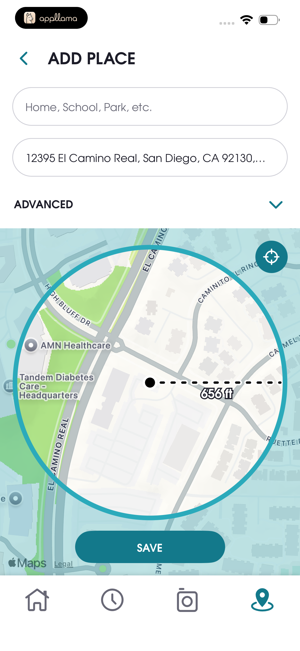 Add Place Map