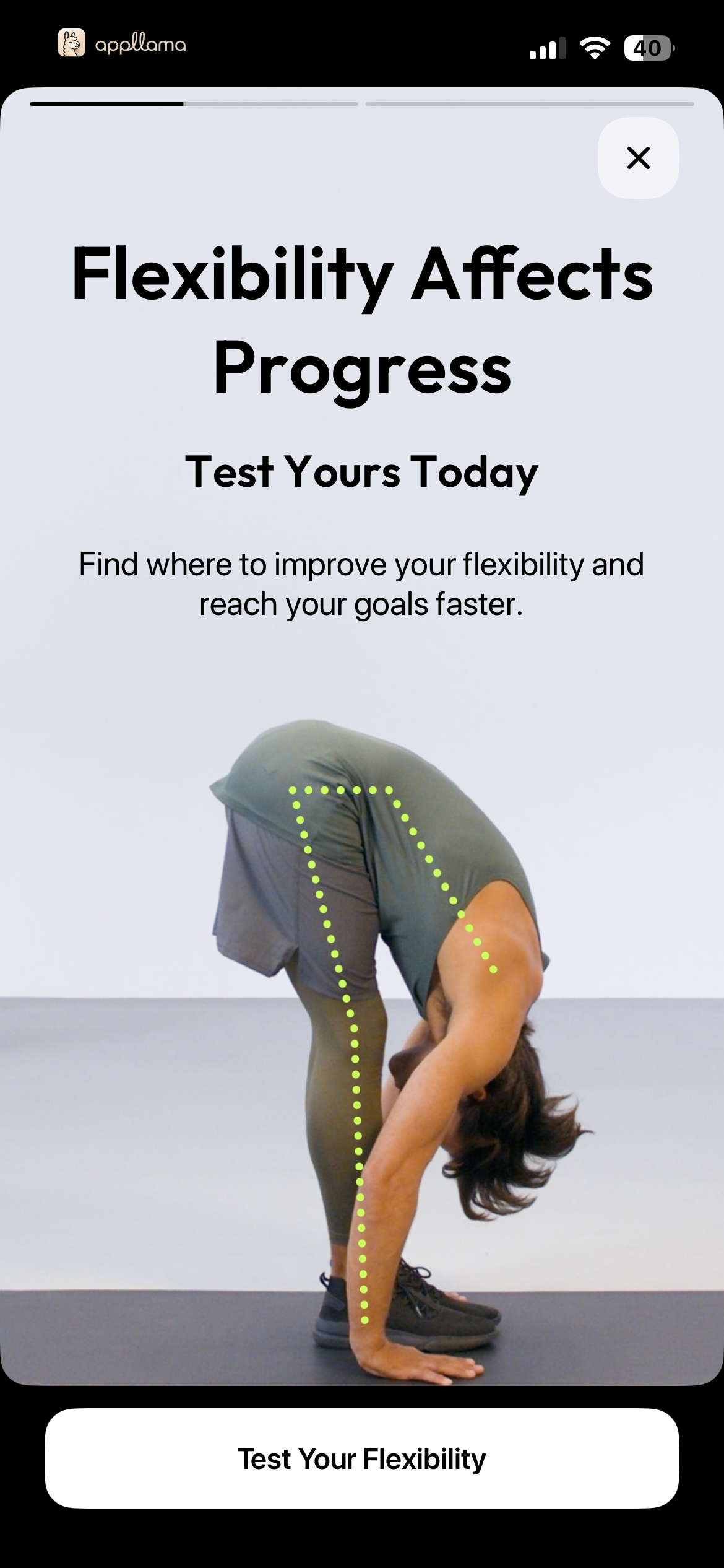 Flexibility Test Intro