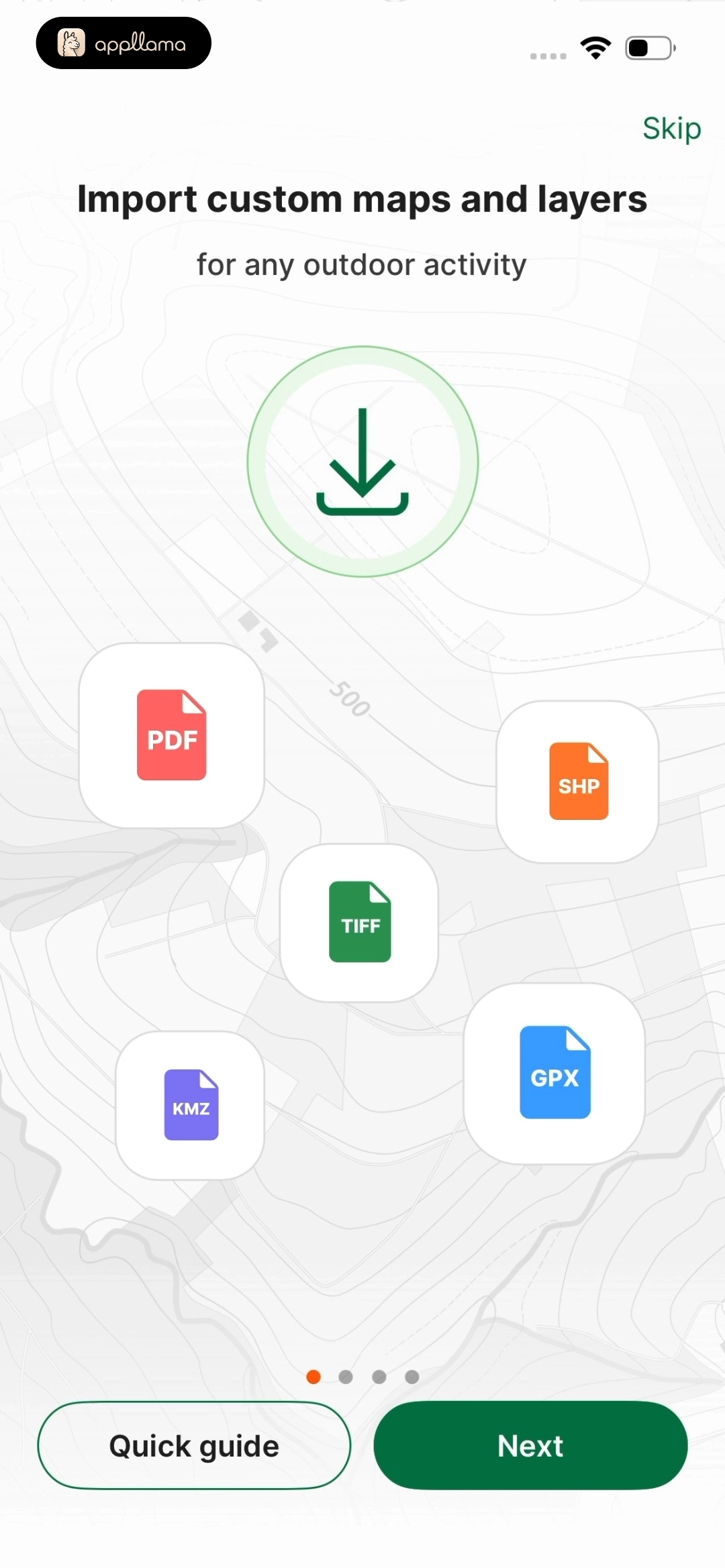 Onboarding Map Import