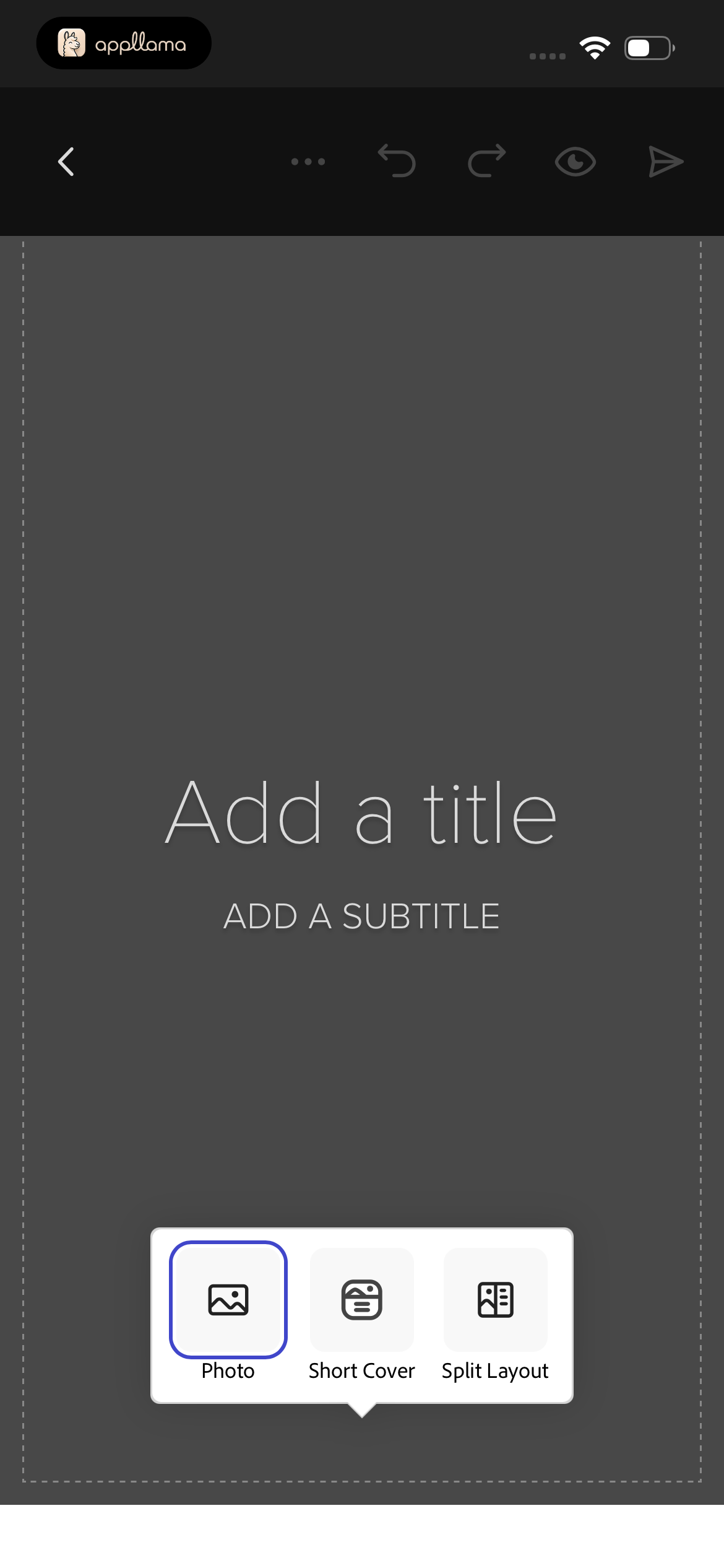 Blank Webpage Editor