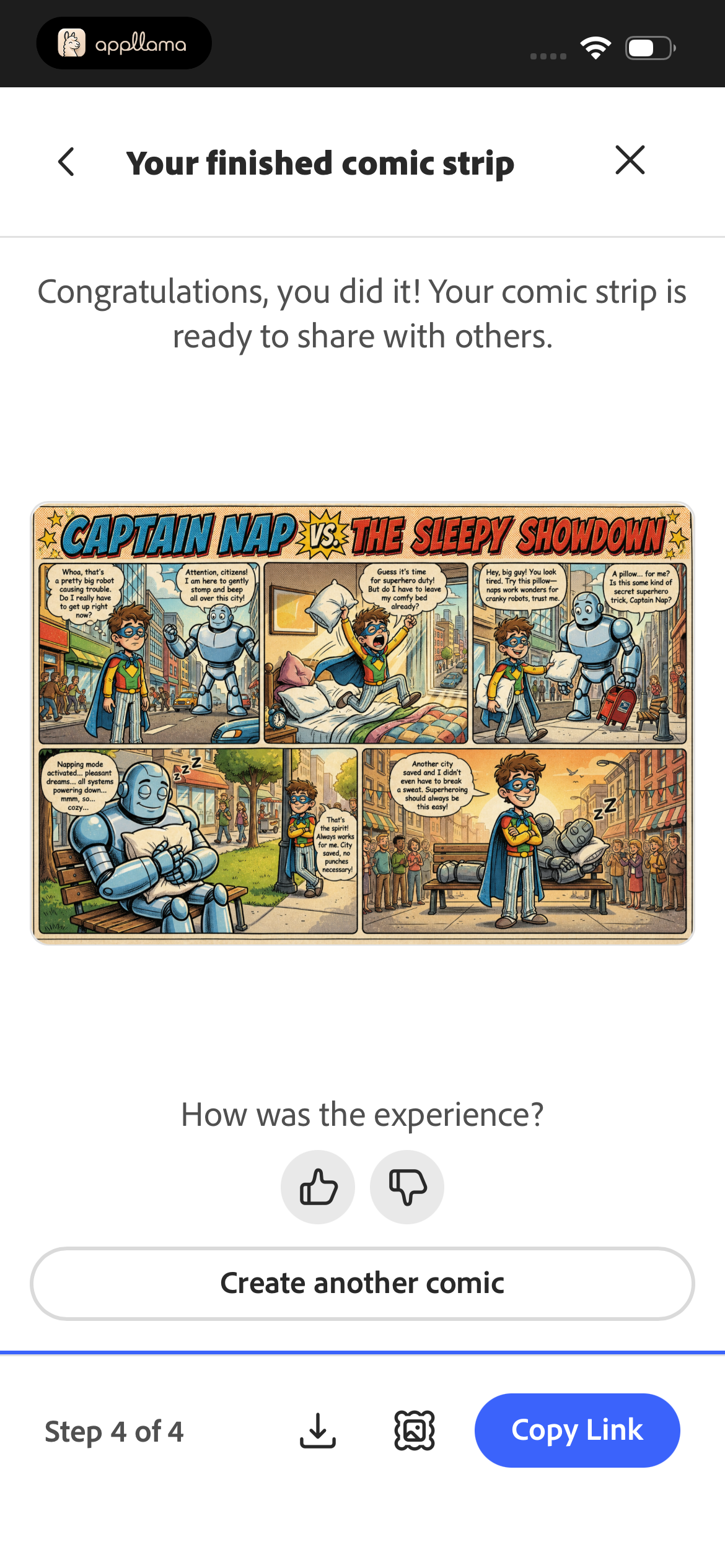 Comic Strip Completed