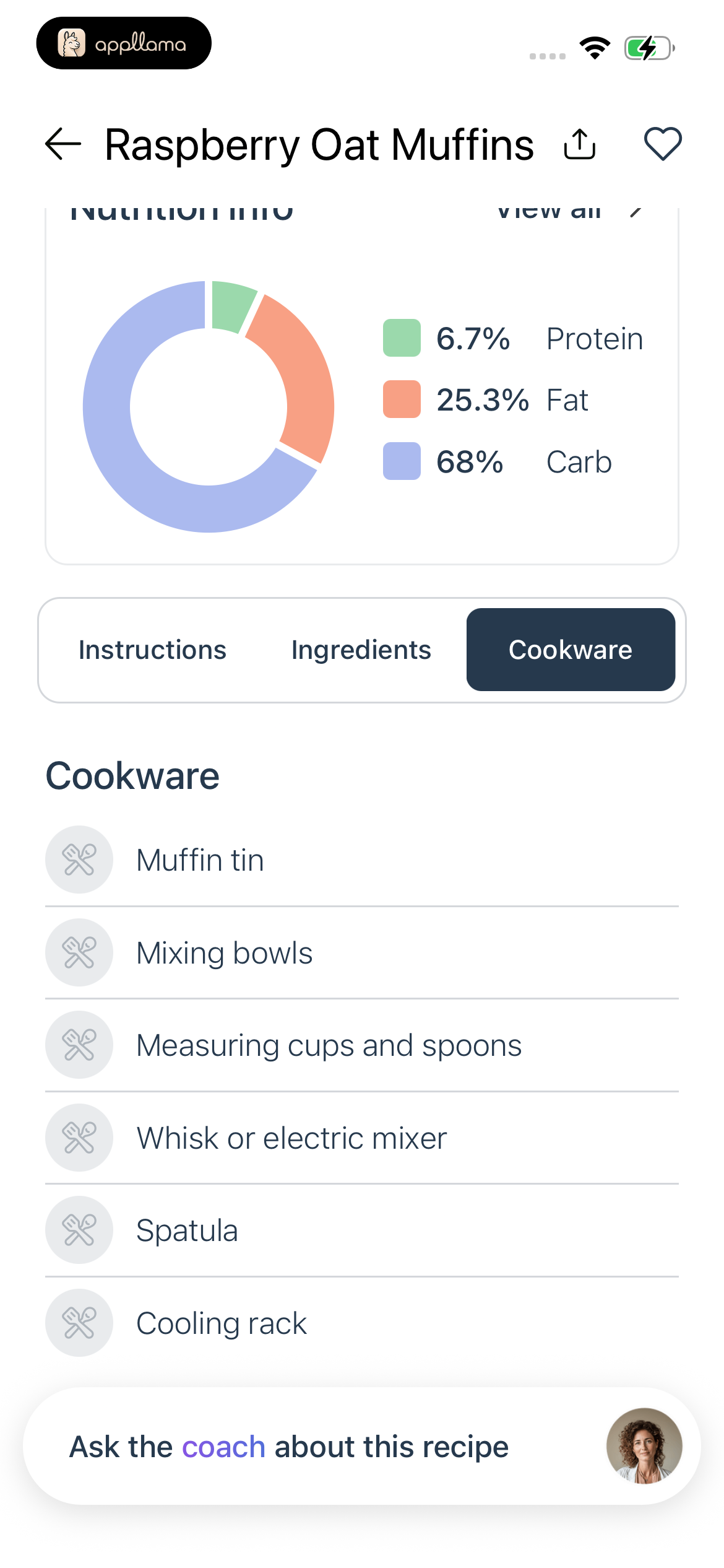 Recipe Cookware
