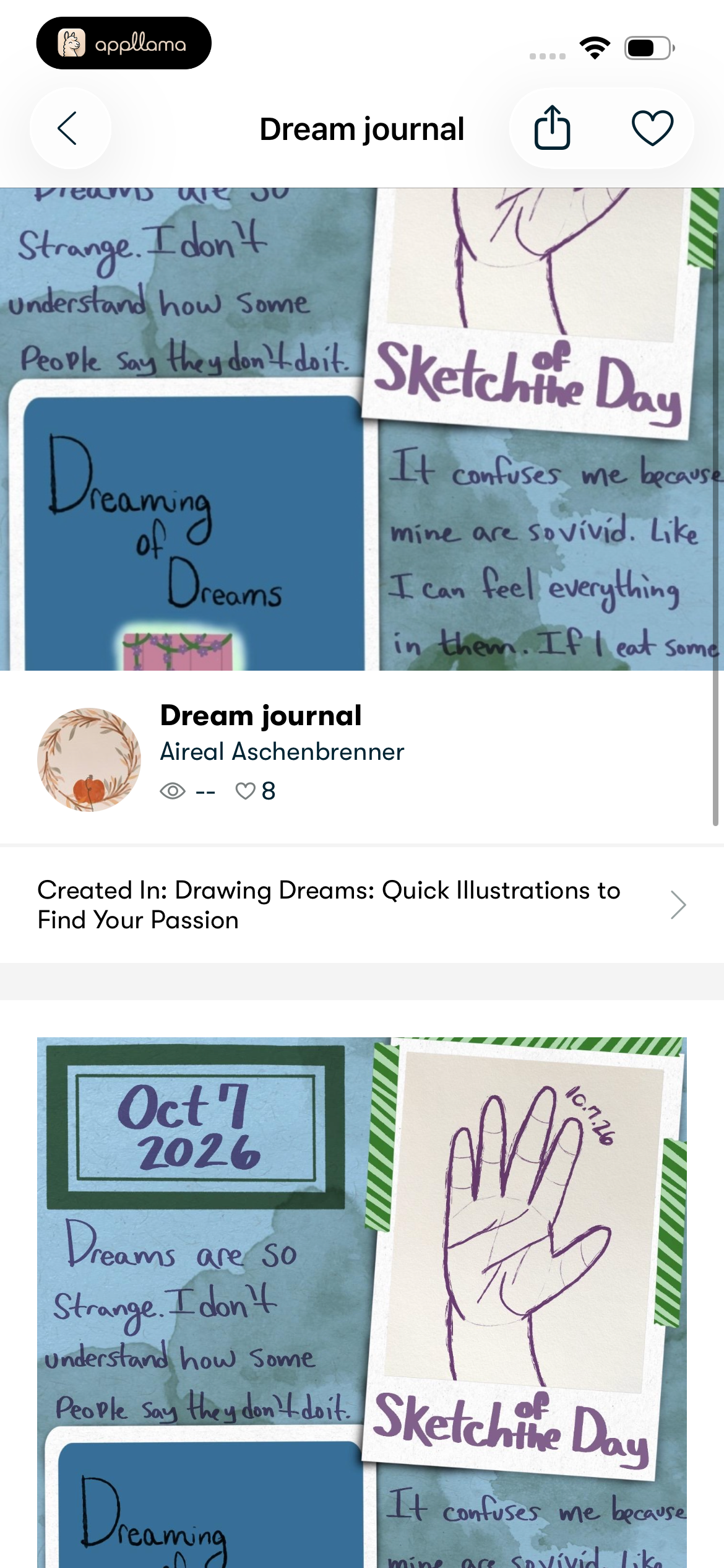 Drawing Journal Project
