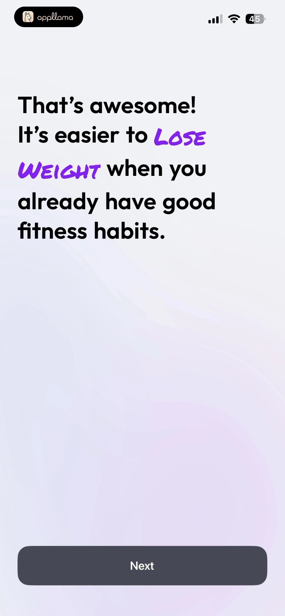 Fitness Habits Encouragement