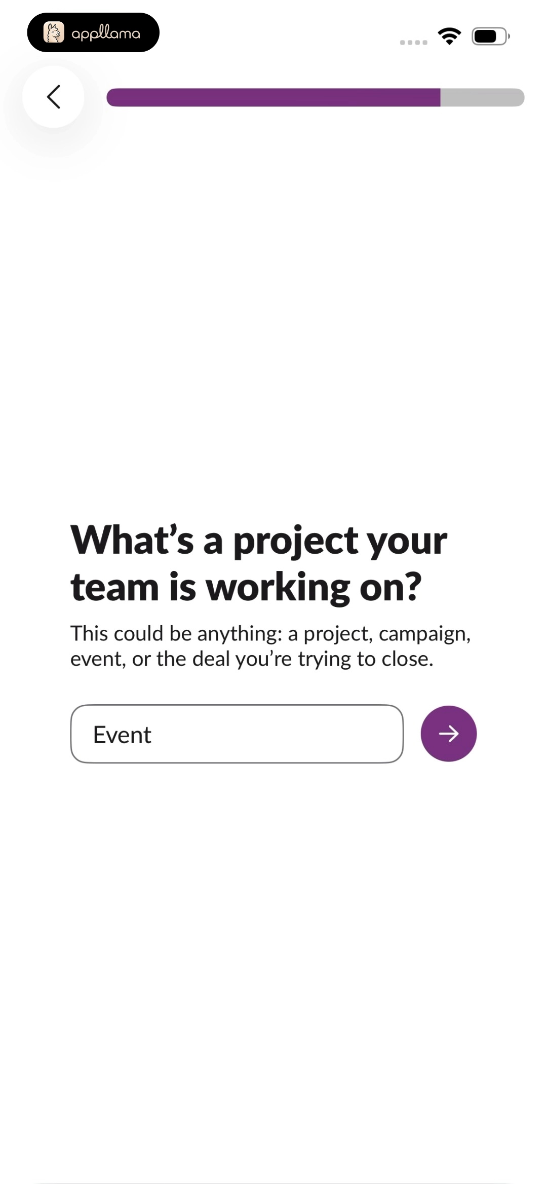 Name First Project