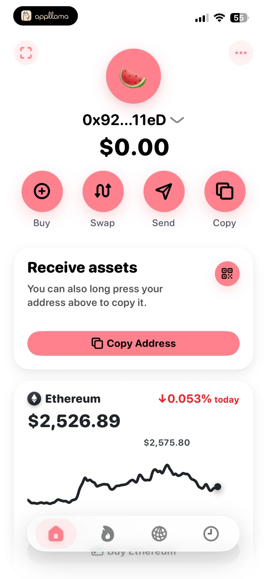 Wallet Home