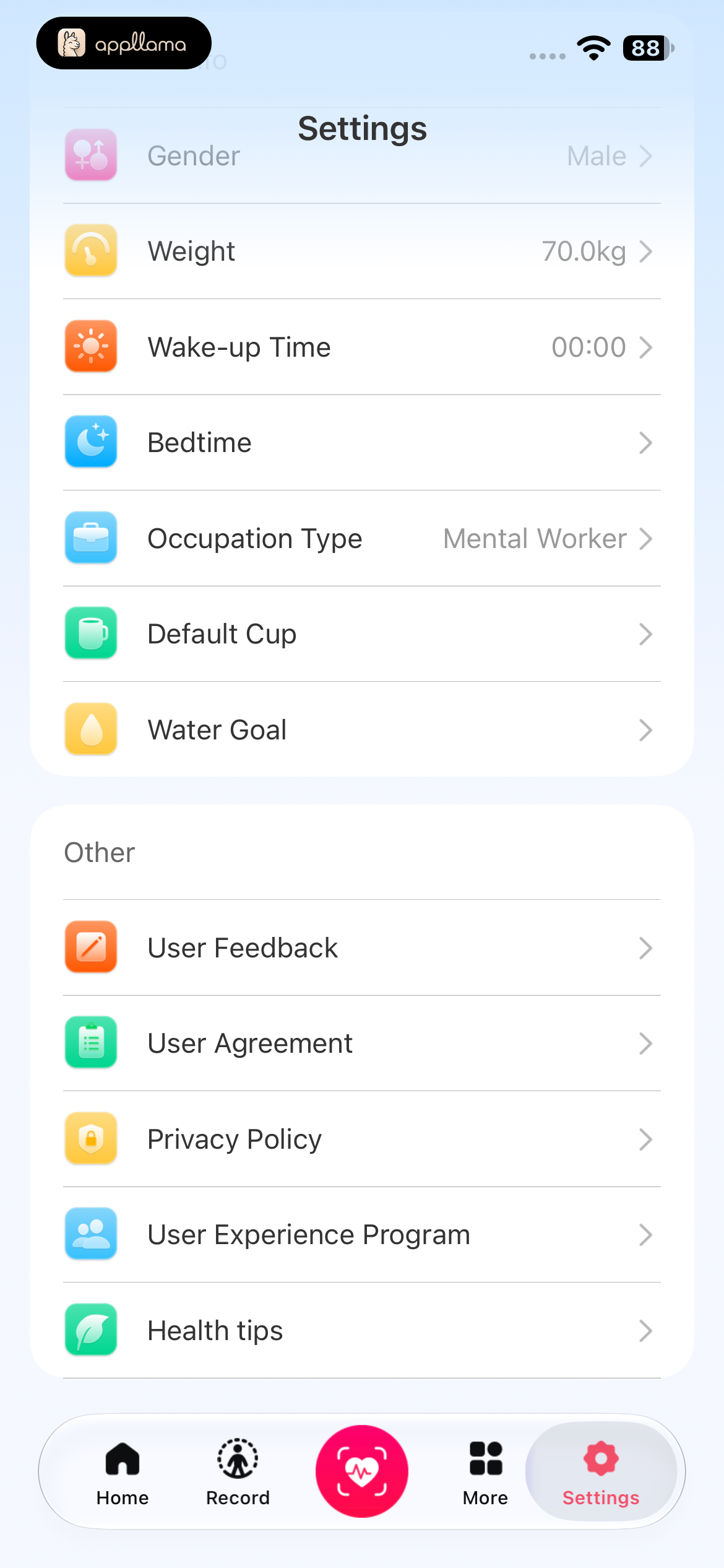 General Settings