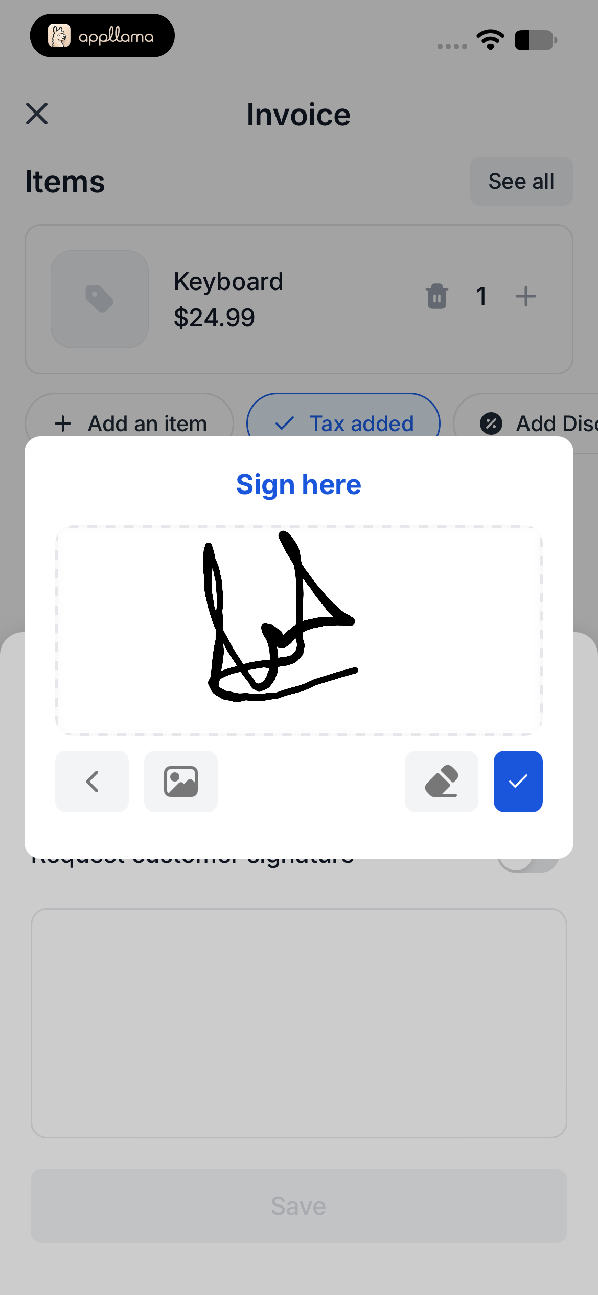 Signature Capture
