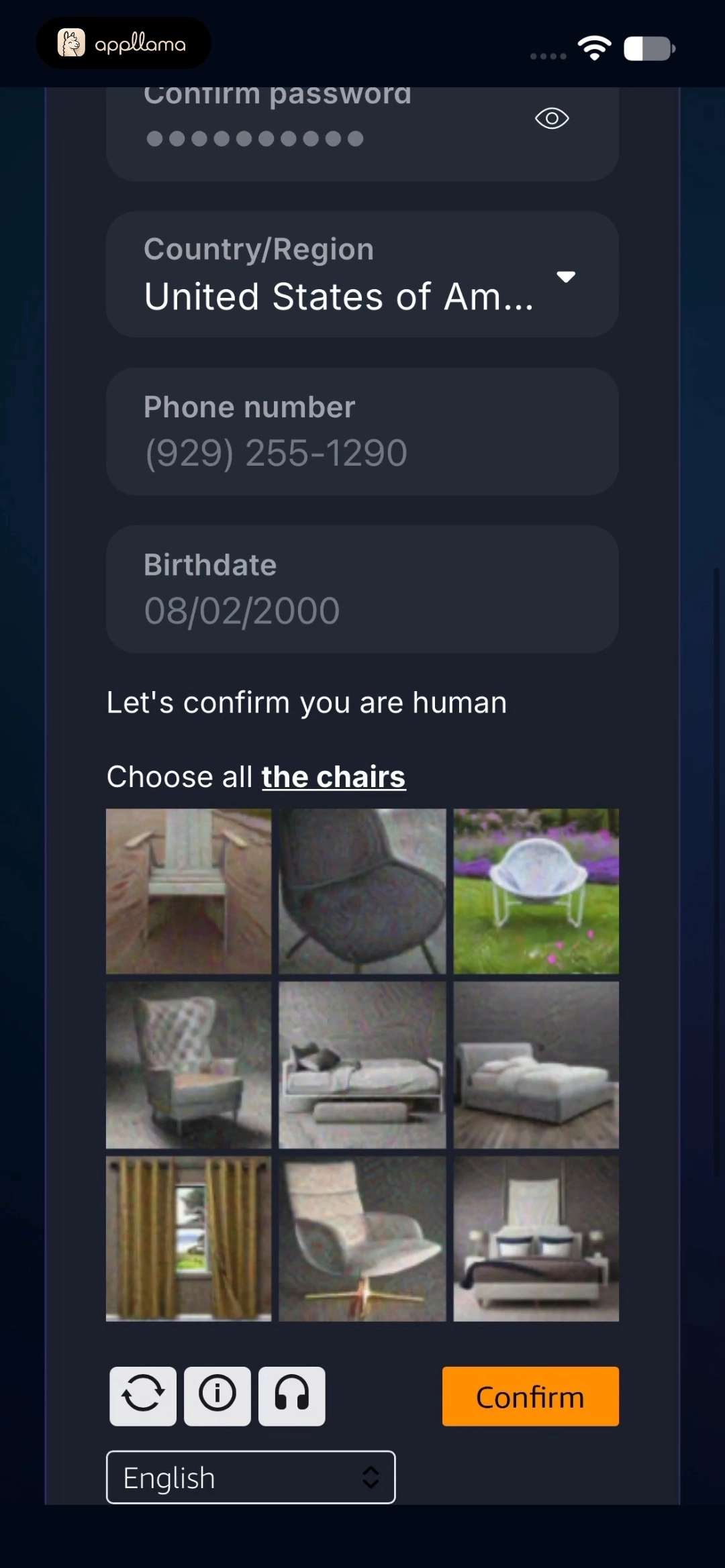 CAPTCHA Image Challenge
