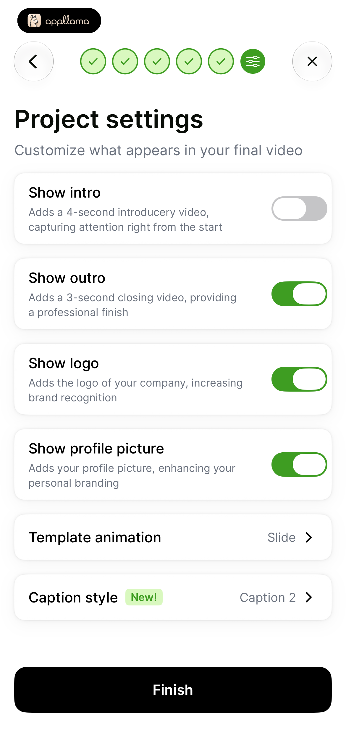 Project Settings