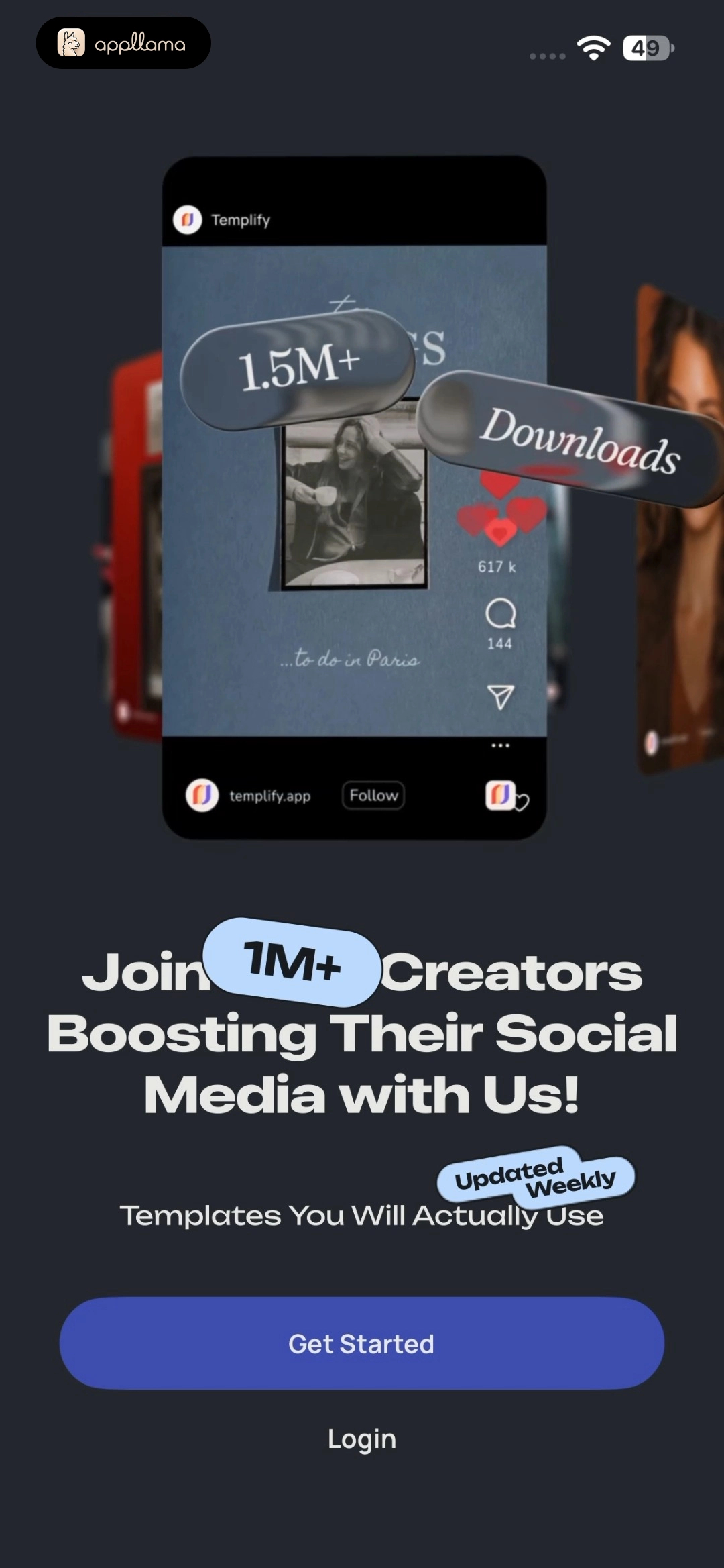 Welcome Screen