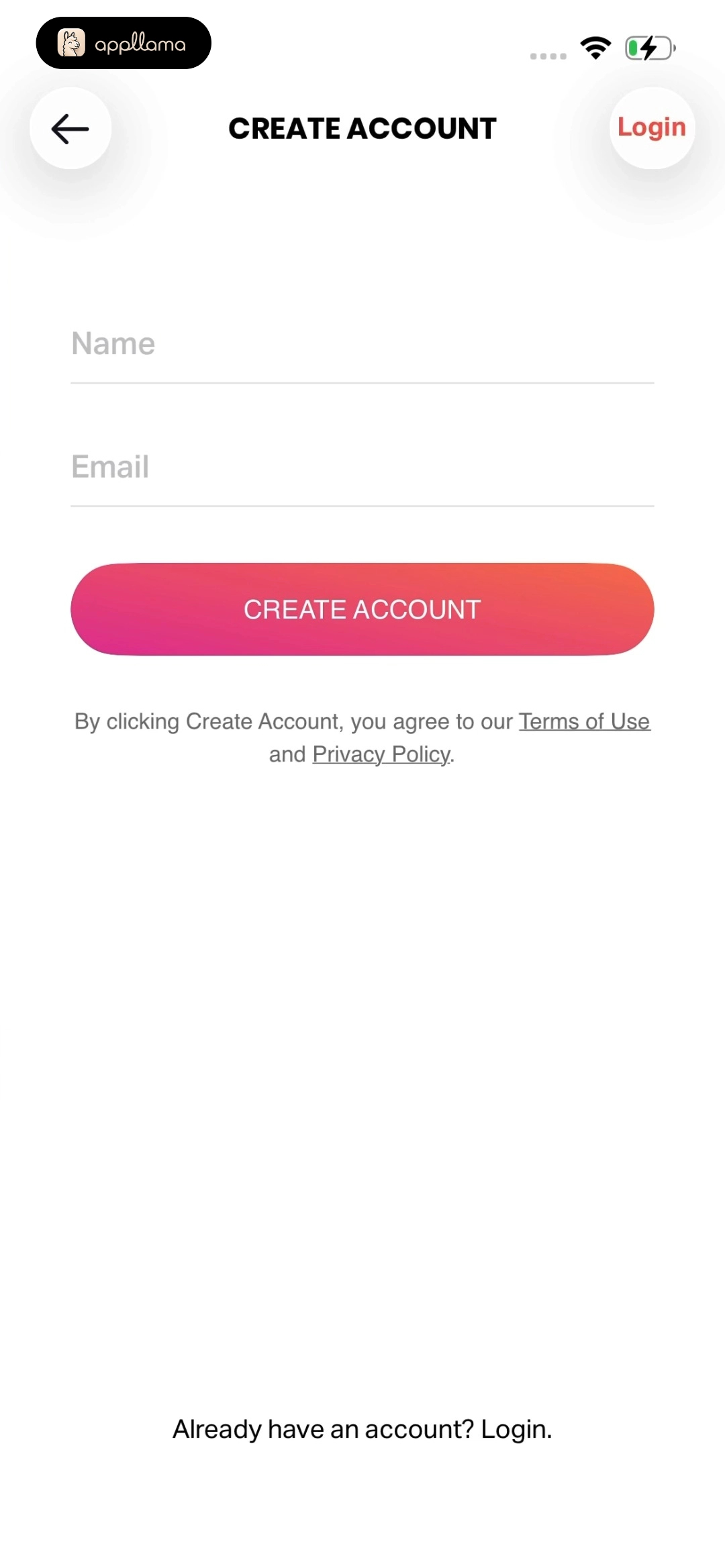 Create Account