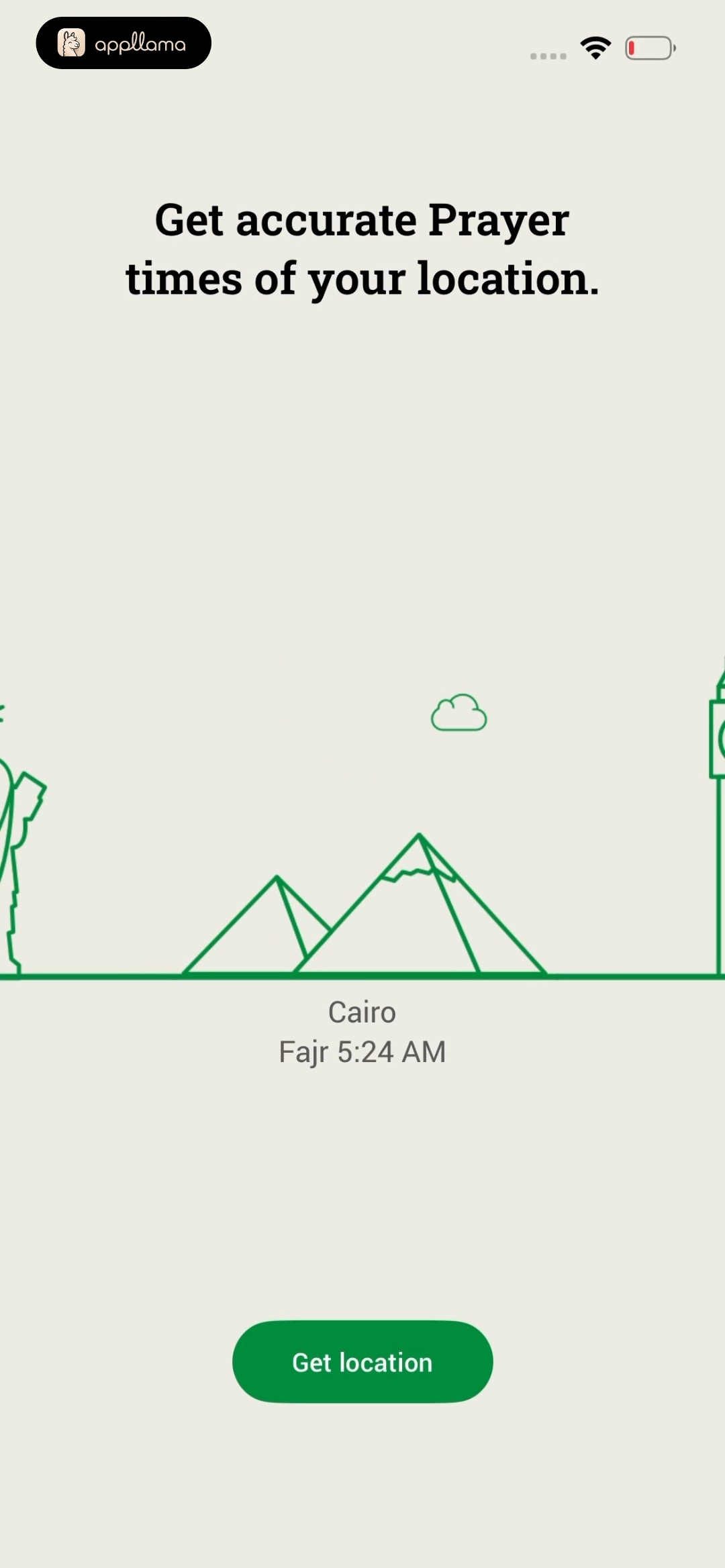 Location Setup Cairo