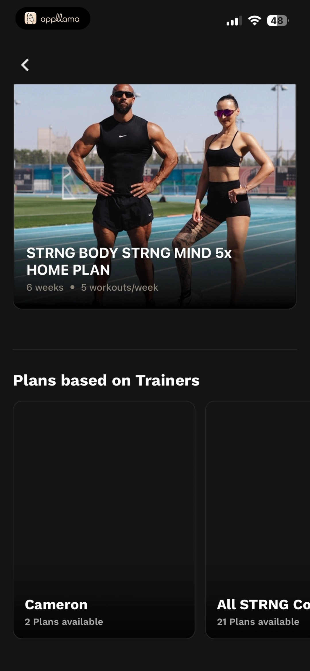 Trainer Plans