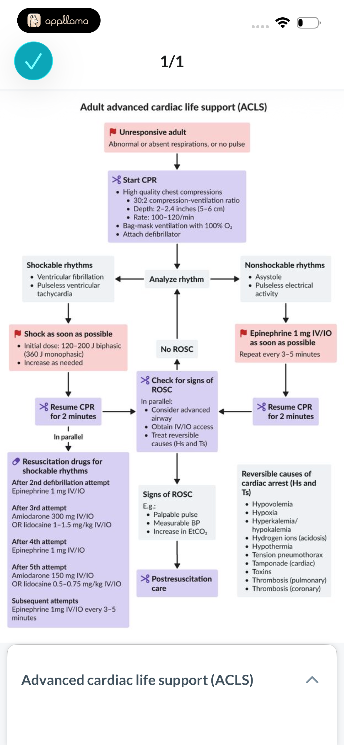 ACLS Flowchart Viewer