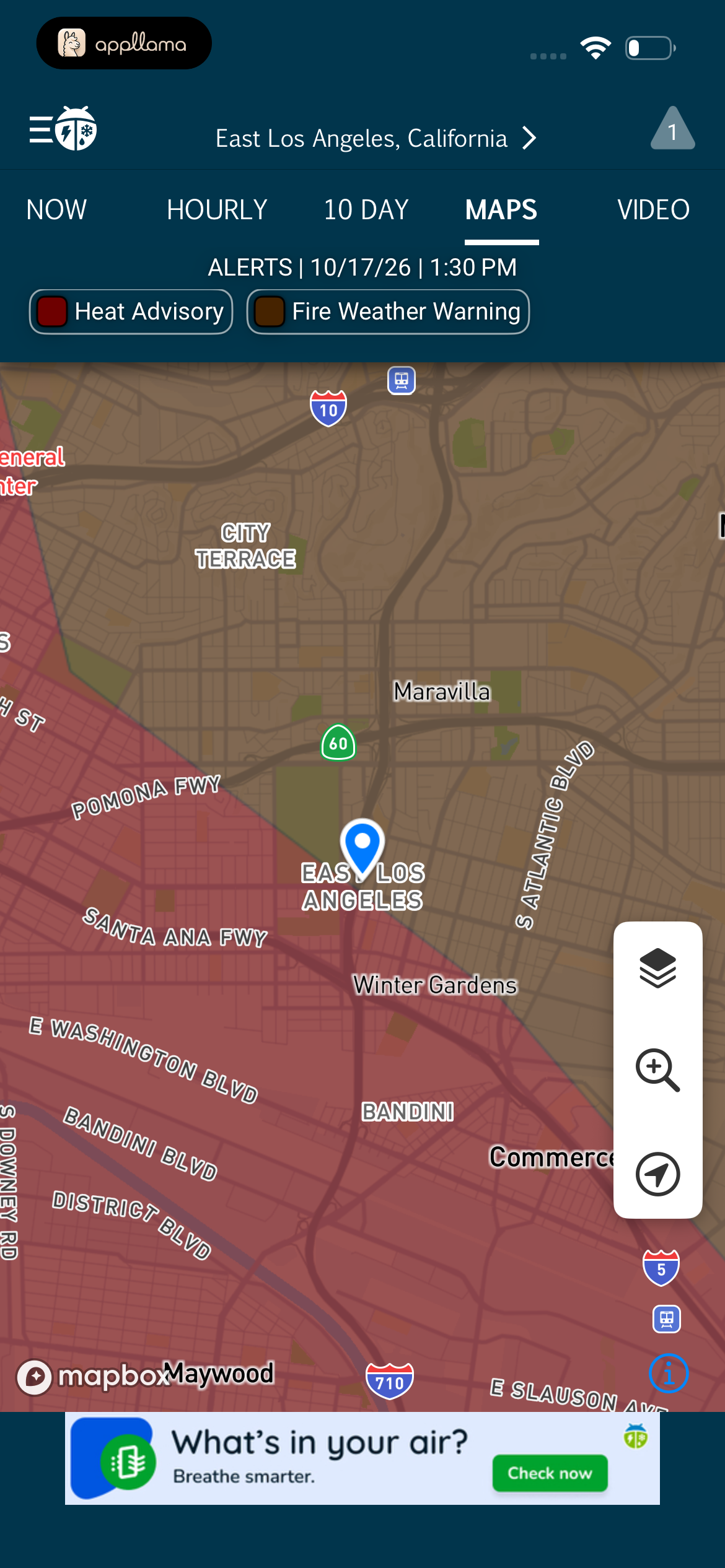 Weather Alerts Map