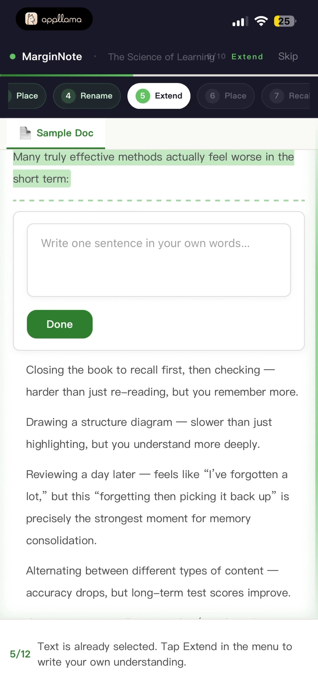 Extend Note Editor
