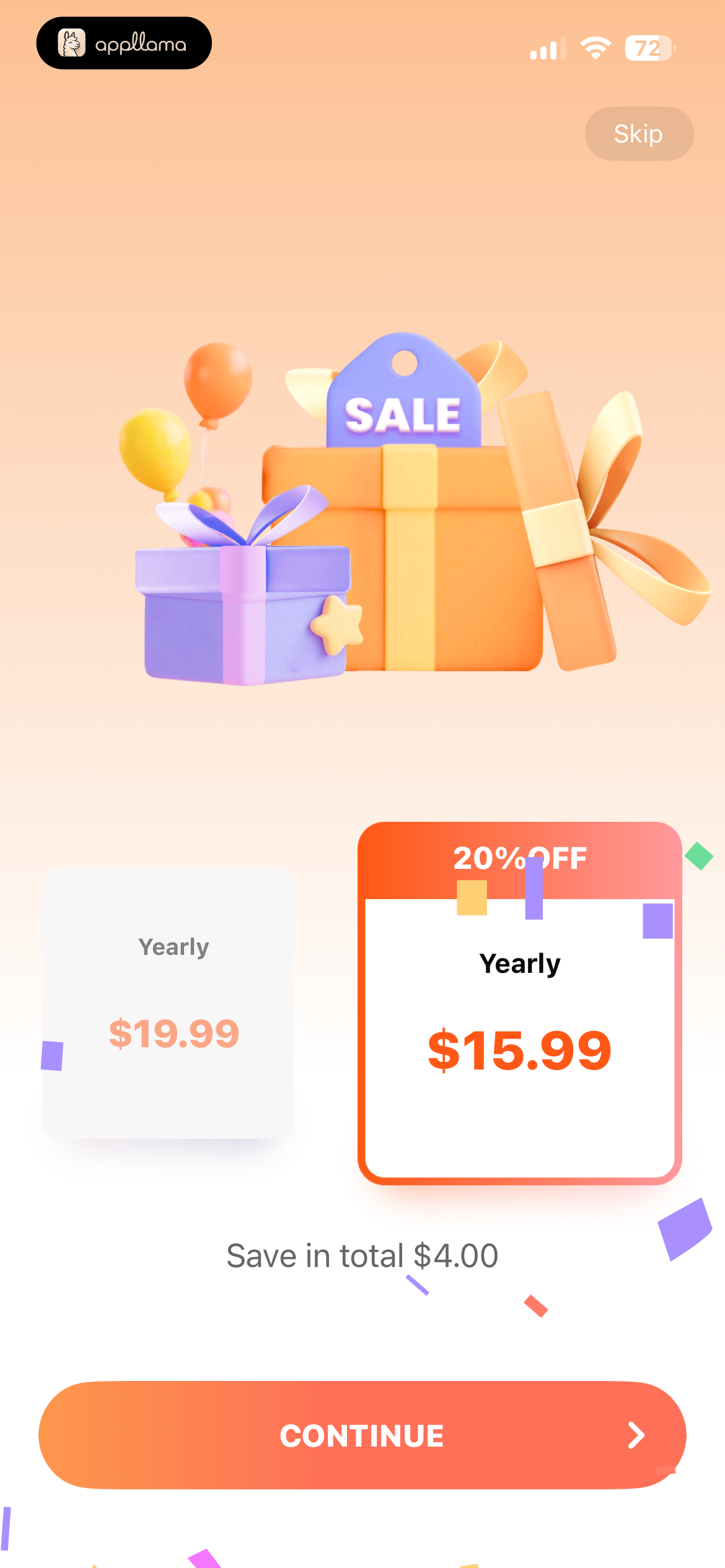 Subscription Sale Offer