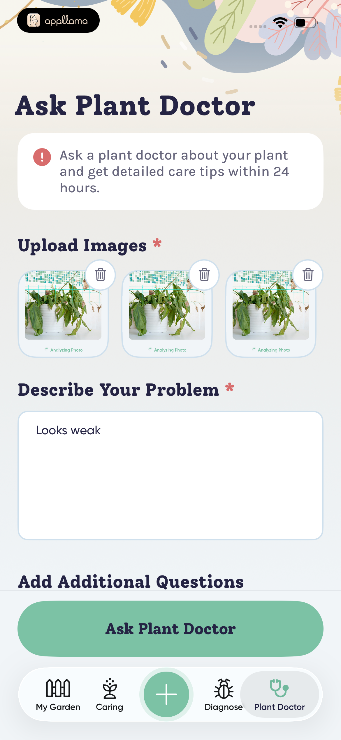 Ask Plant Doctor Form