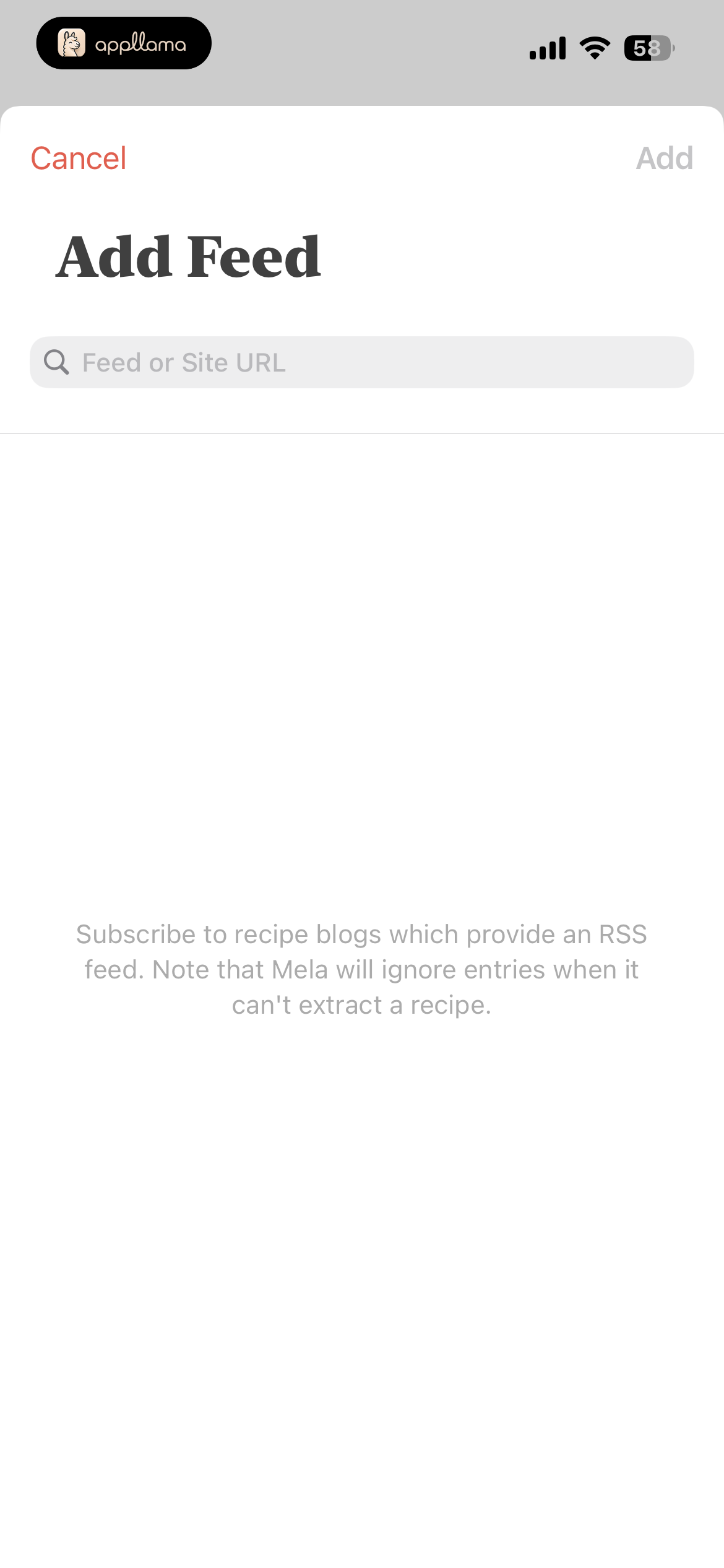 Add Feed