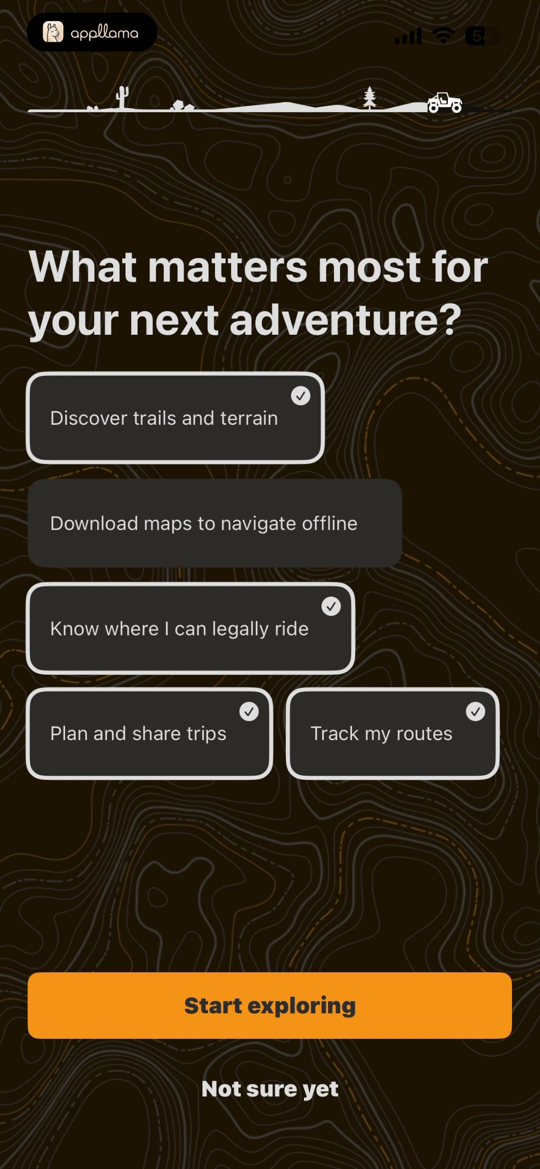 Adventure Preferences