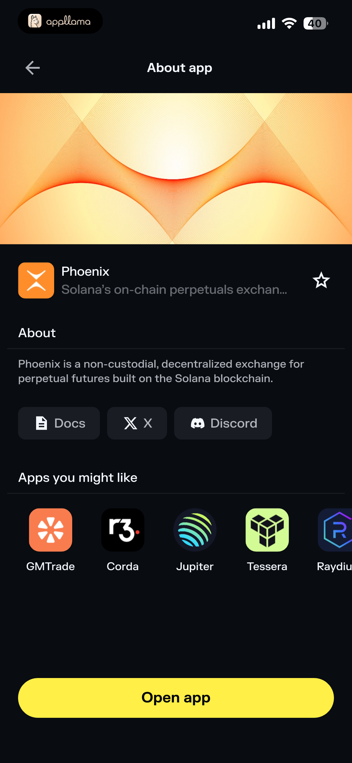 Phoenix dApp Details