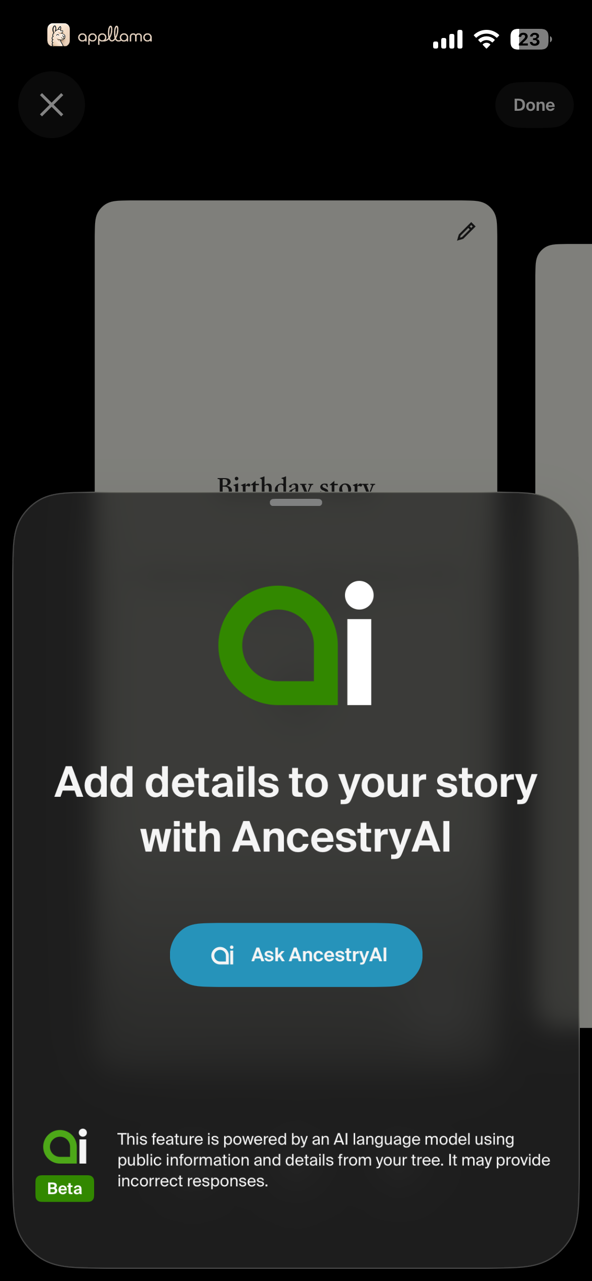 AncestryAI Prompt