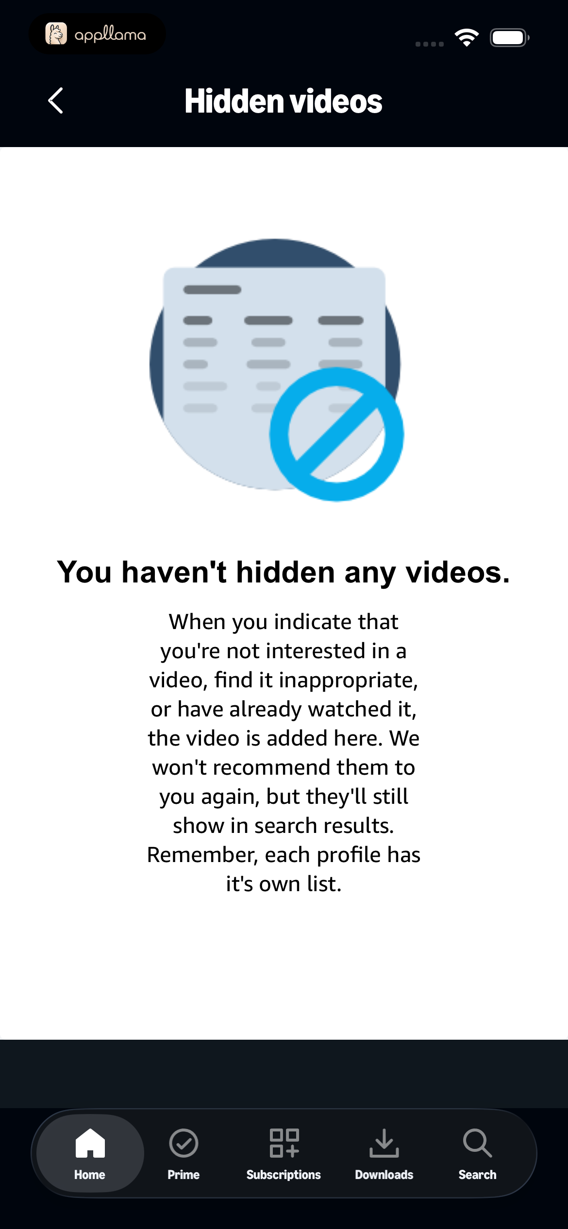 Hidden Videos