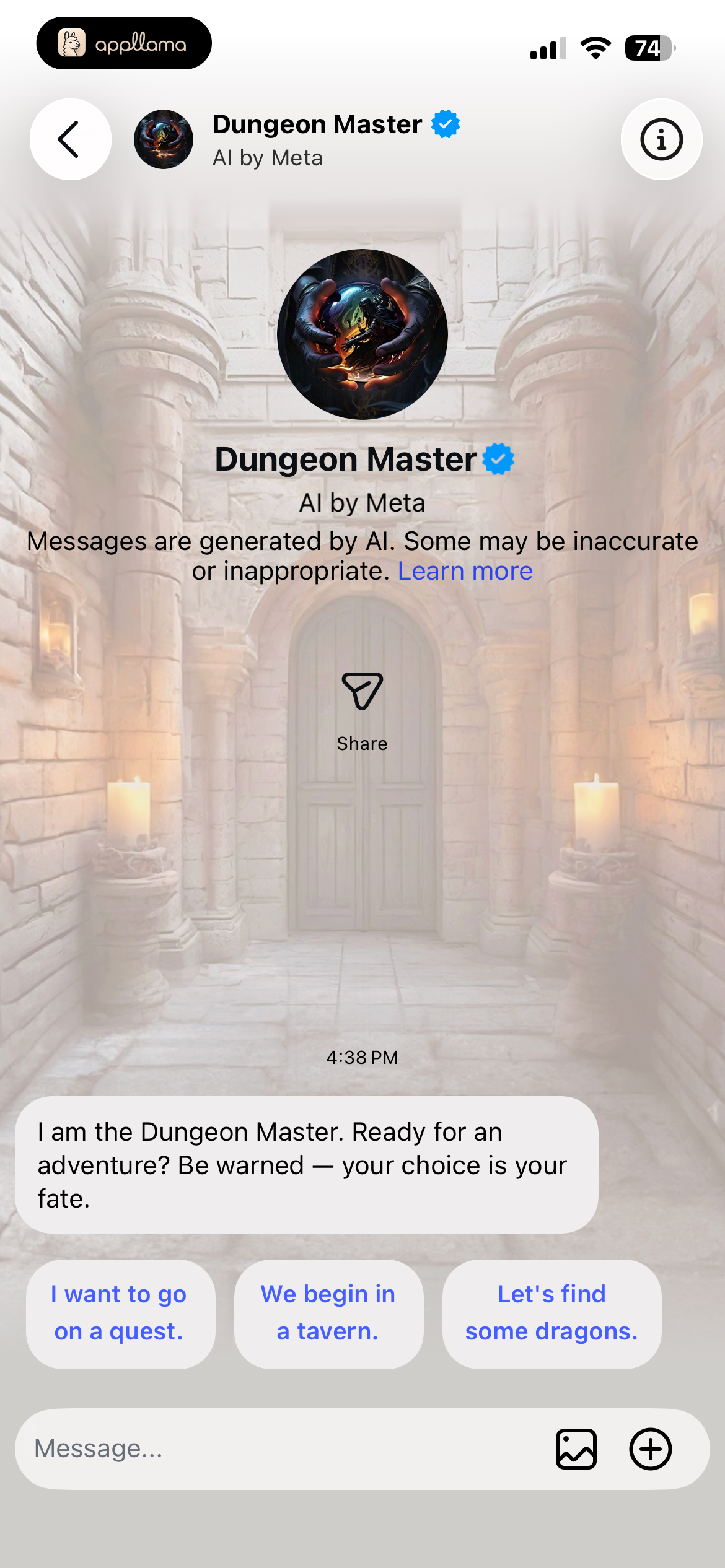 AI Chat Intro